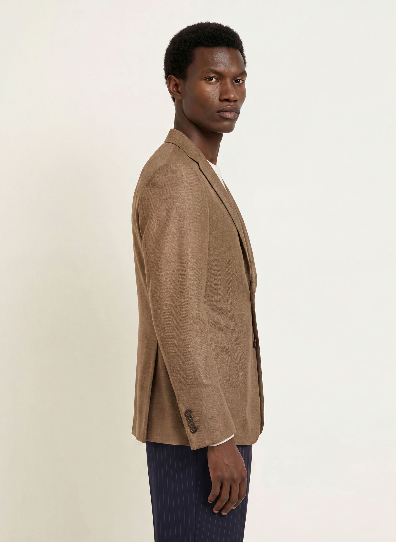 DRESSLER Veston coupe classique: BEIGE