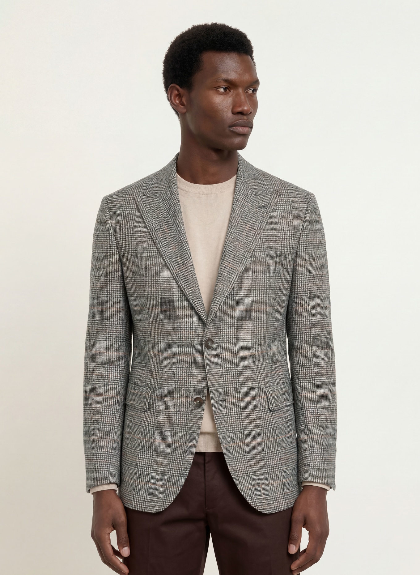 DRESSLER SAFIR Regular Fit Suit Jacket: 010 WEISS