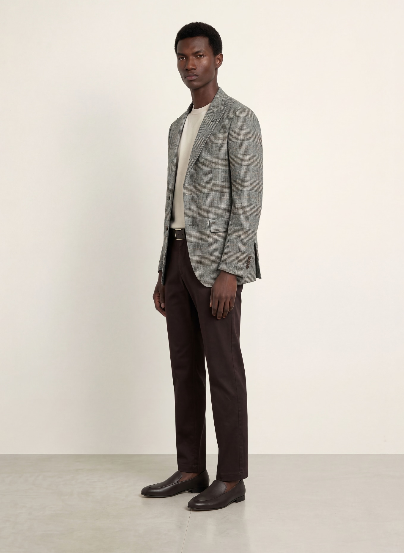 DRESSLER SAFIR Regular Fit Suit Jacket: 010 WEISS