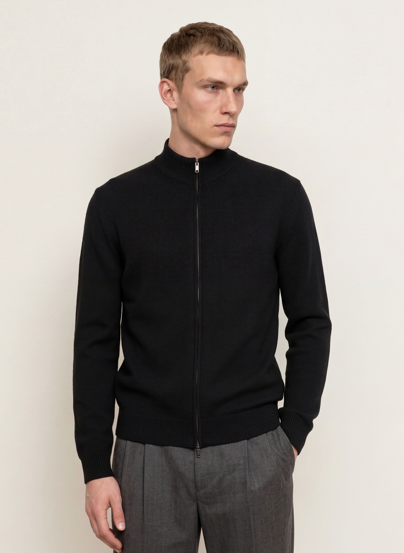 DANIELE FIESOLI Strickjacke aus Cashmere: SCHWARZ