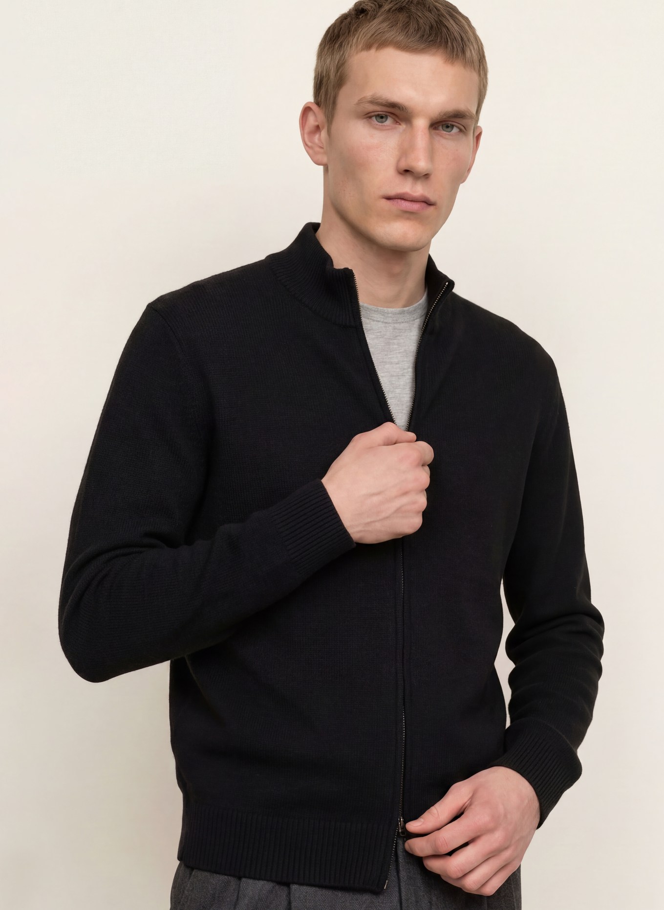 DANIELE FIESOLI Strickjacke aus Cashmere: SCHWARZ