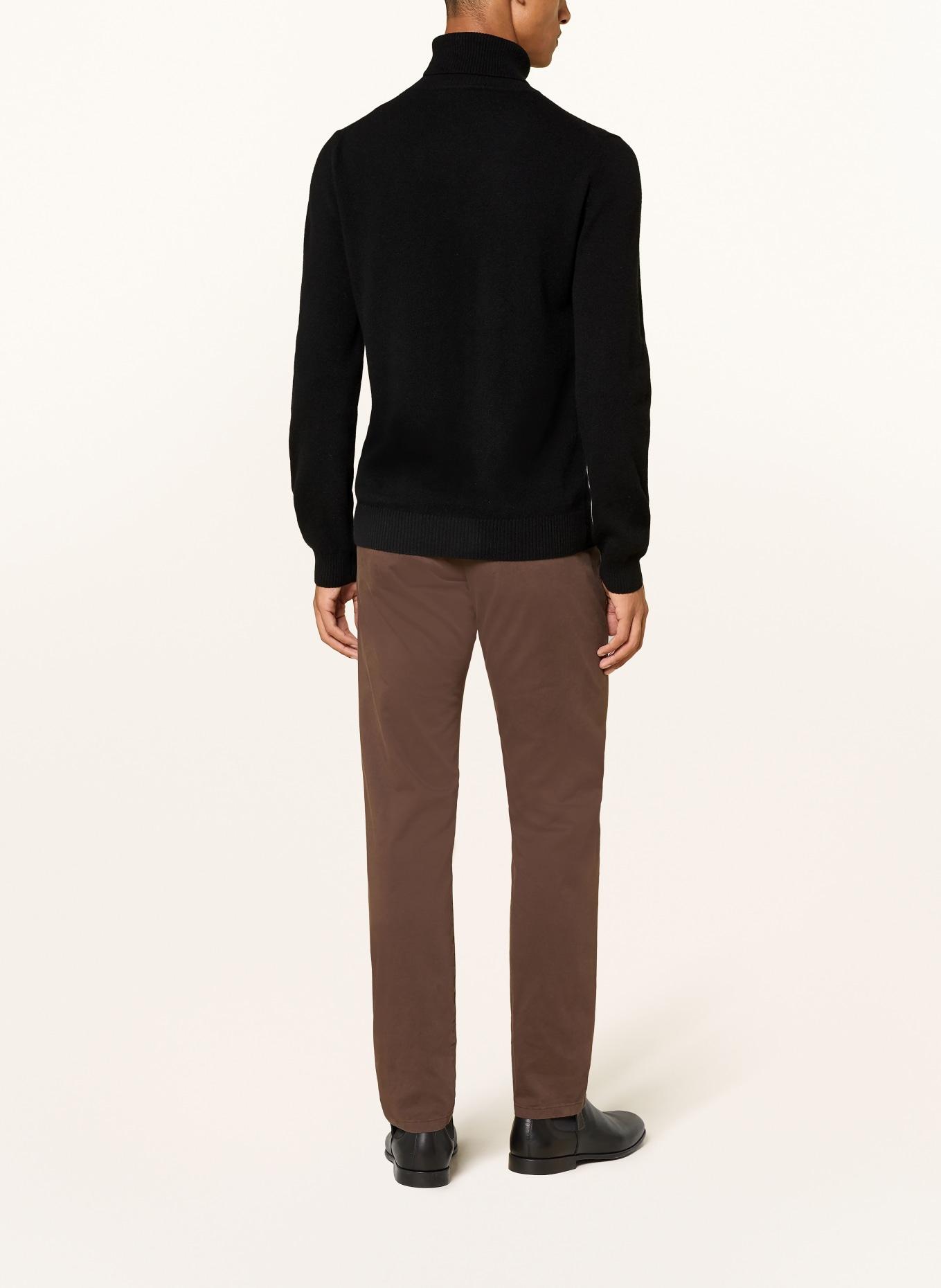 DANIELE FIESOLI Rollkragenpullover aus Cashmere: SCHWARZ