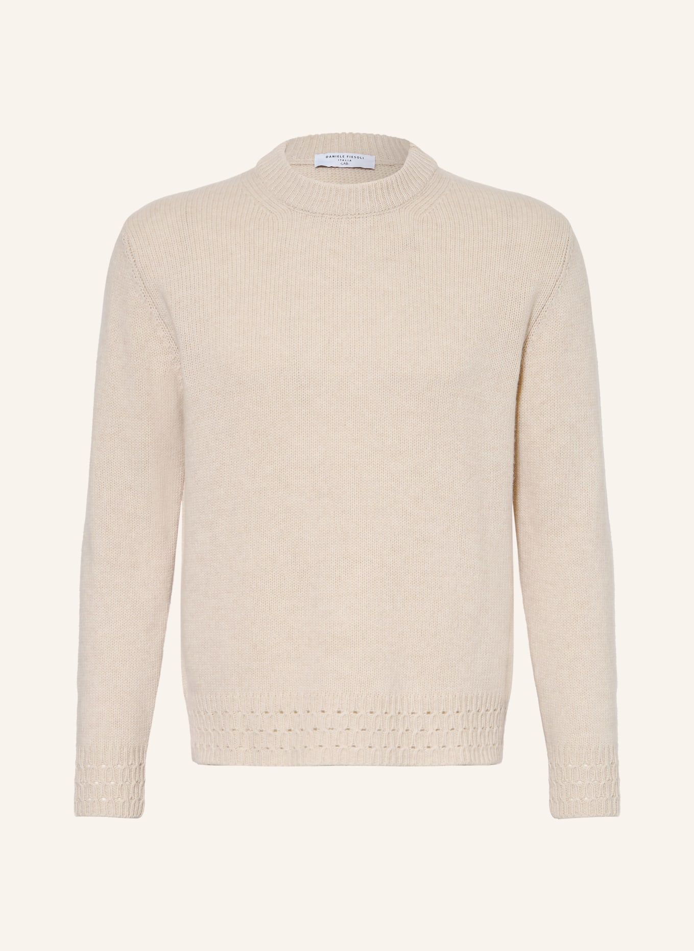 DANIELE FIESOLI Pull: CRÈME