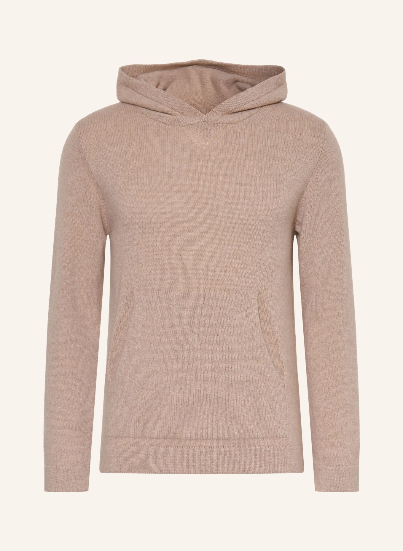 DANIELE FIESOLI Gebreide Hoodie van kasjmier: BEIGE