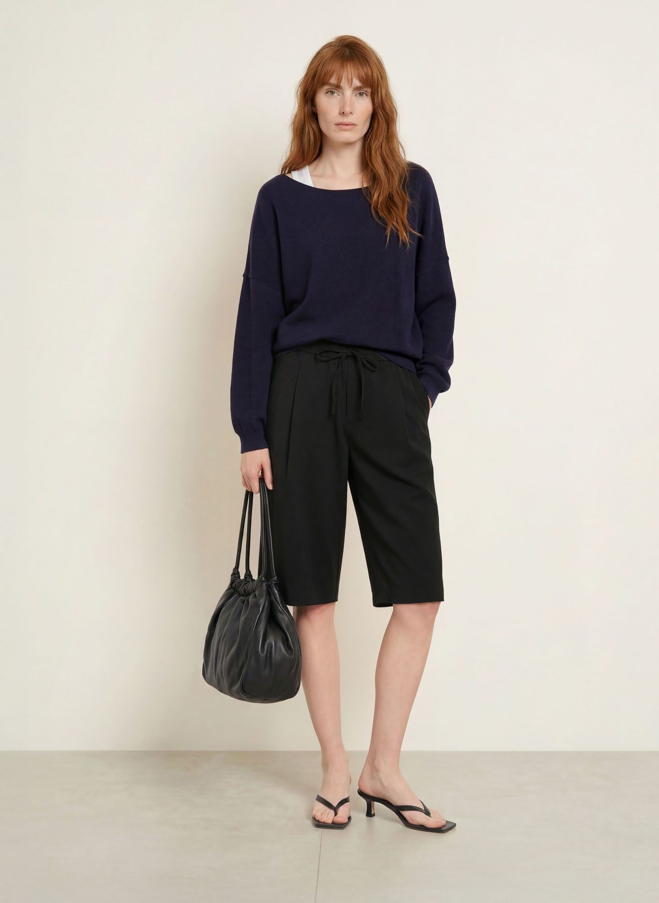 ELIAS RUMELIS Pull LOU: BLEU FONCÉ