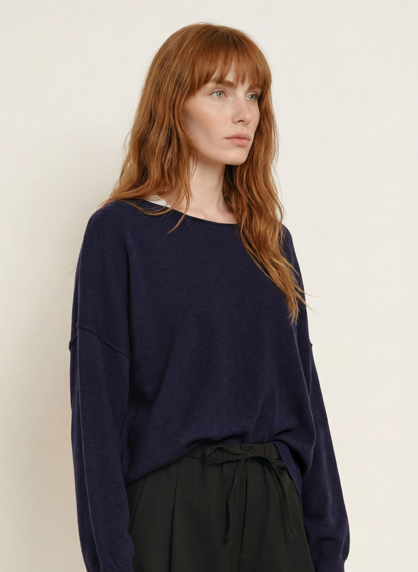 ELIAS RUMELIS Pull LOU: BLEU FONCÉ