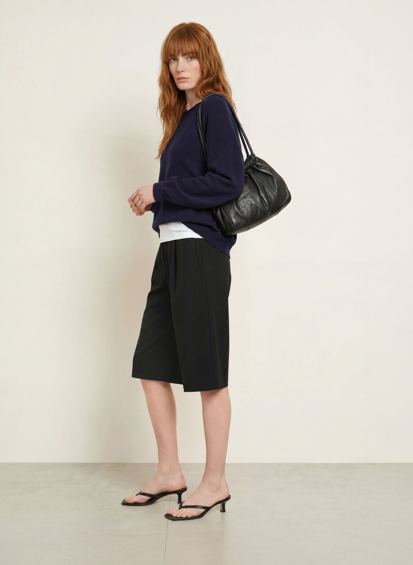 ELIAS RUMELIS Pull LOU: BLEU FONCÉ