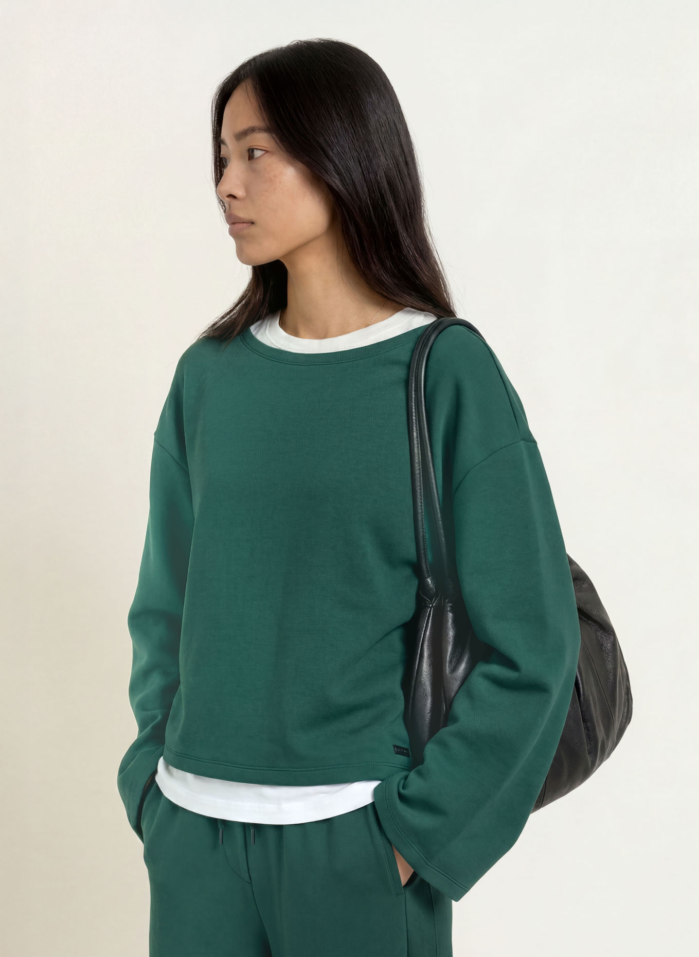 ELIAS RUMELIS Sweatshirt DEBBORY: BLEU PÉTROLE