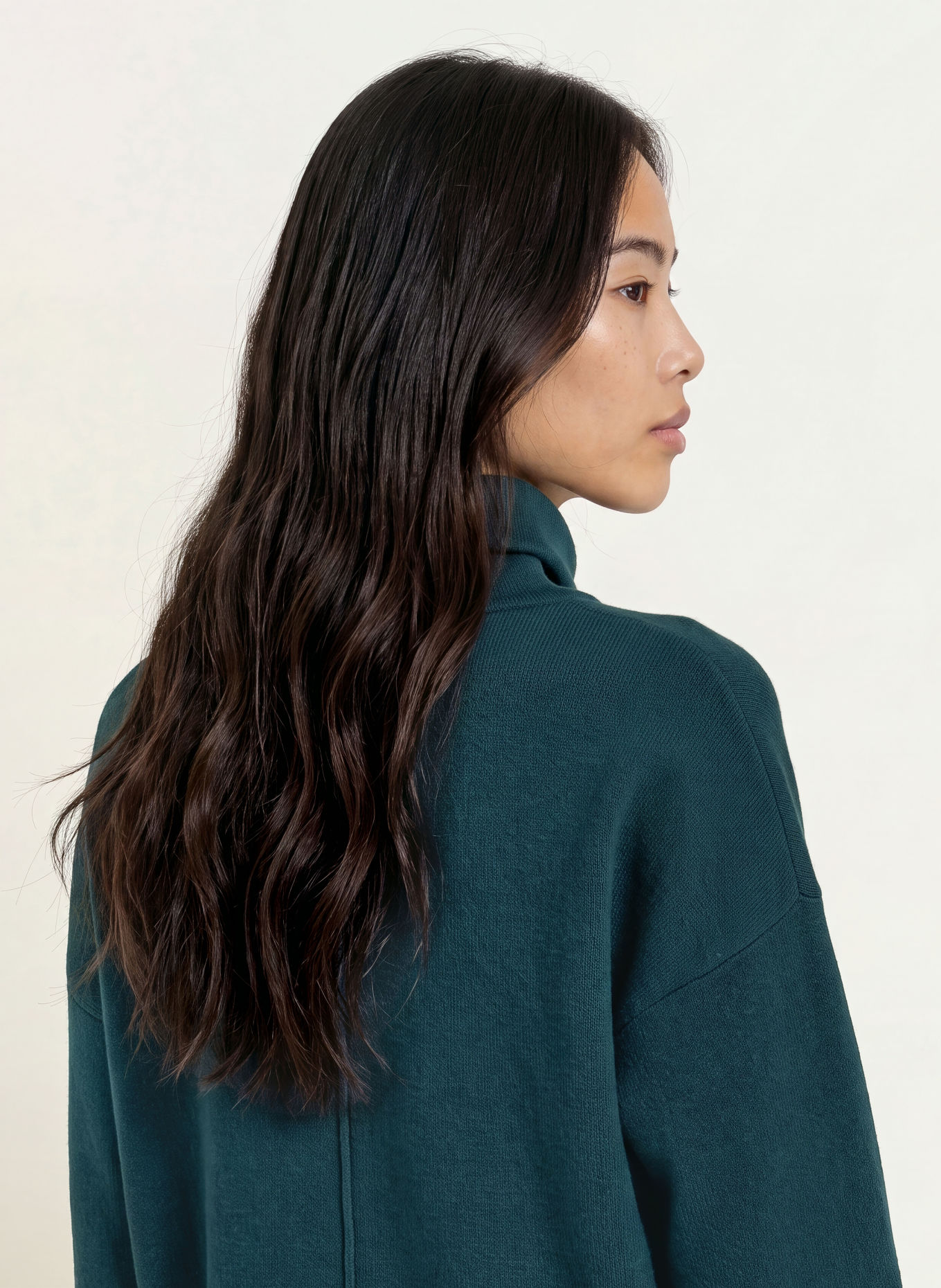 ELIAS RUMELIS Rollkragenpullover GRACIE: PETROL