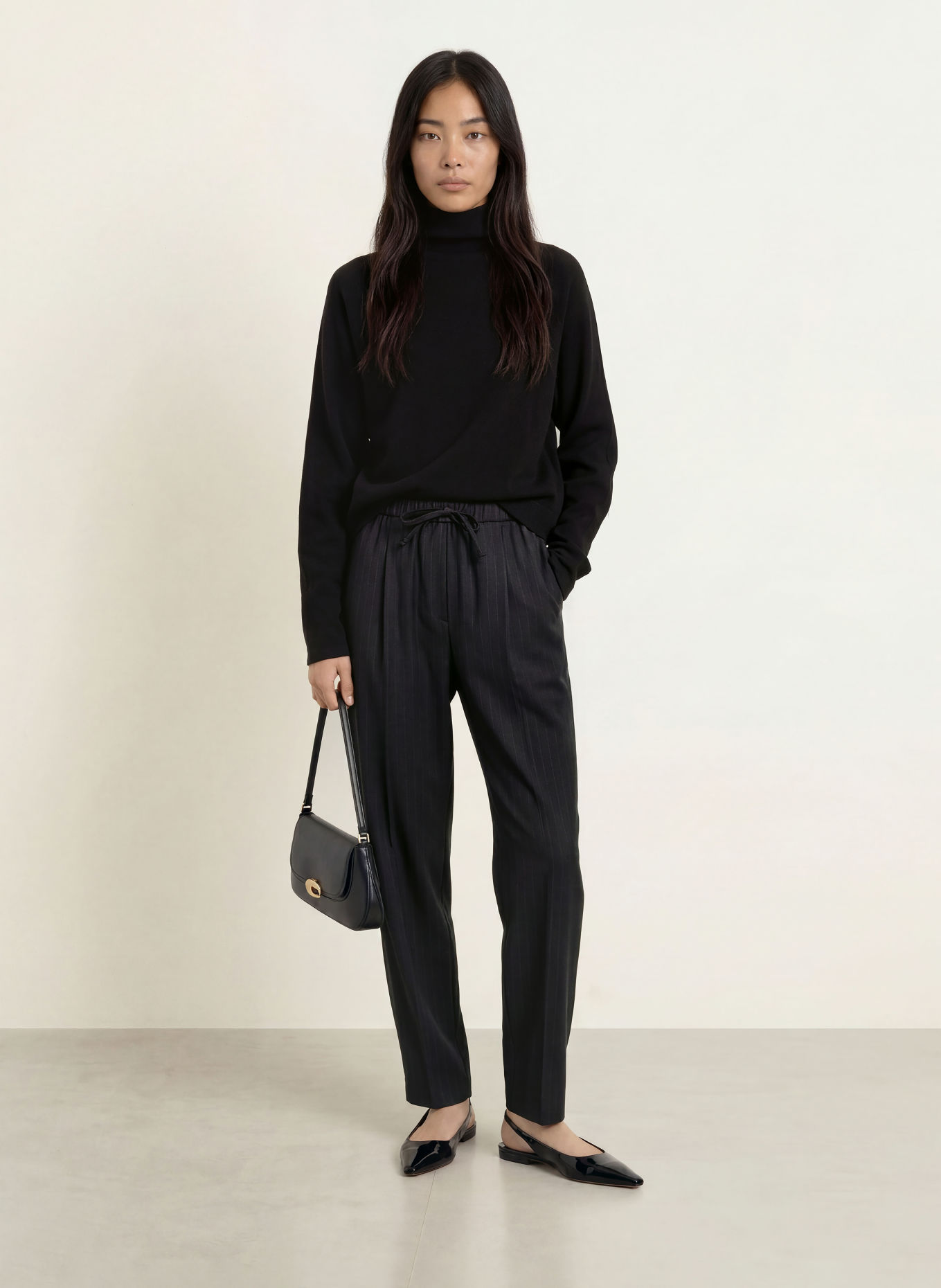 ELIAS RUMELIS LEXIANI Jogging-style trousers: DARK BLUE / DARK GRAY