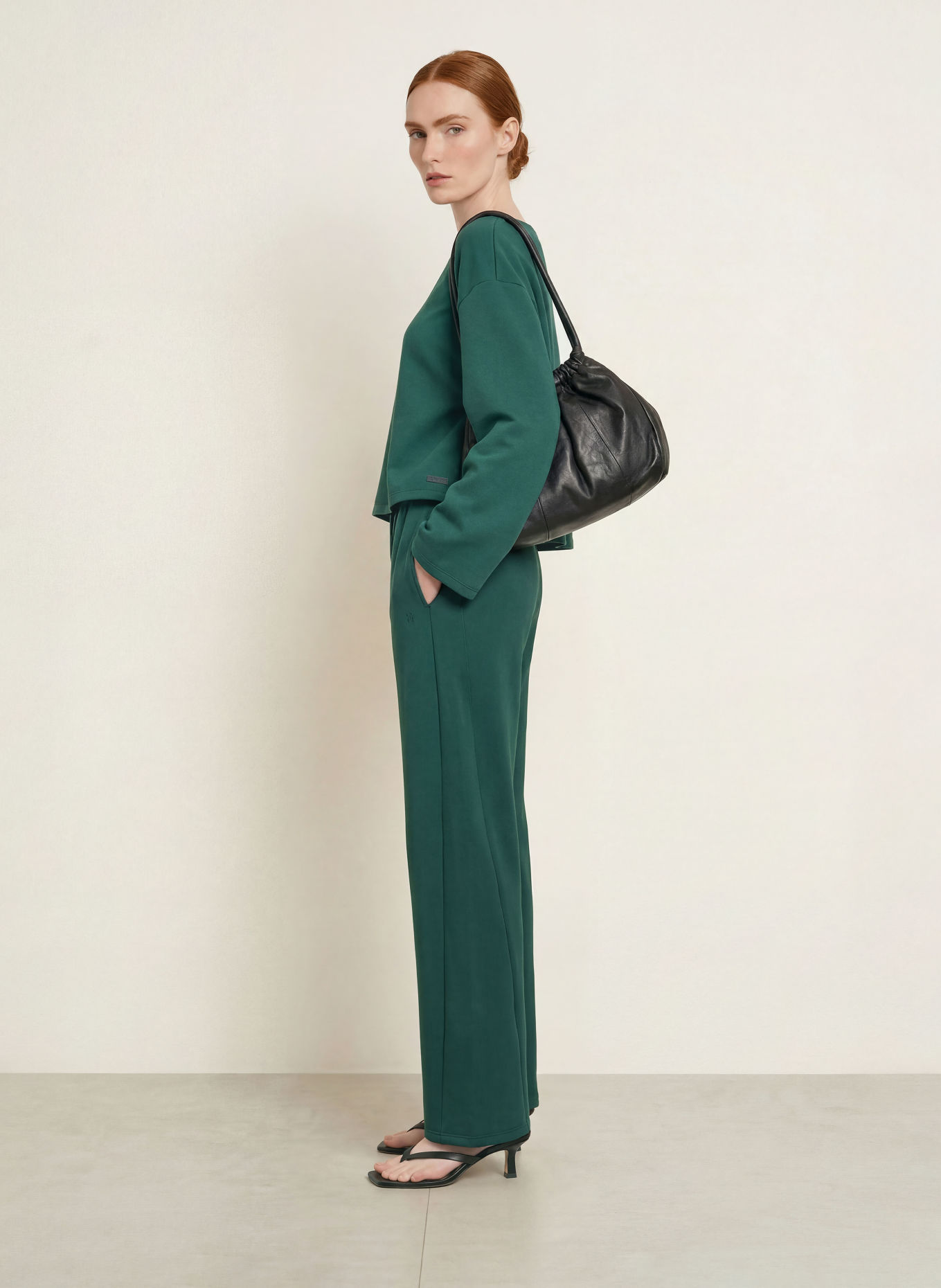 ELIAS RUMELIS Sweatpants REENA: PETROL