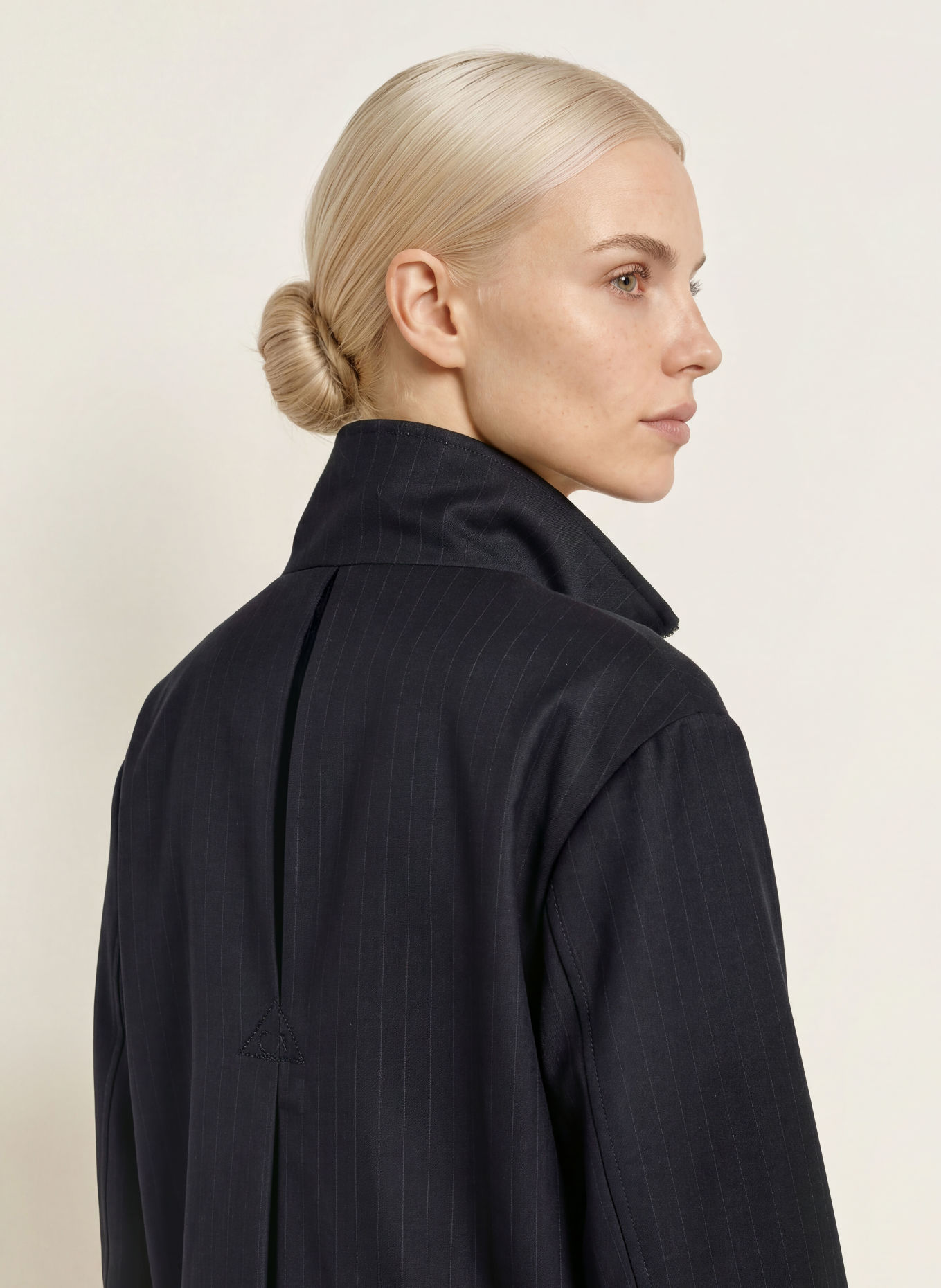 ELIAS RUMELIS Blouson BRITTI: DONKERBLAUW / GRIJS
