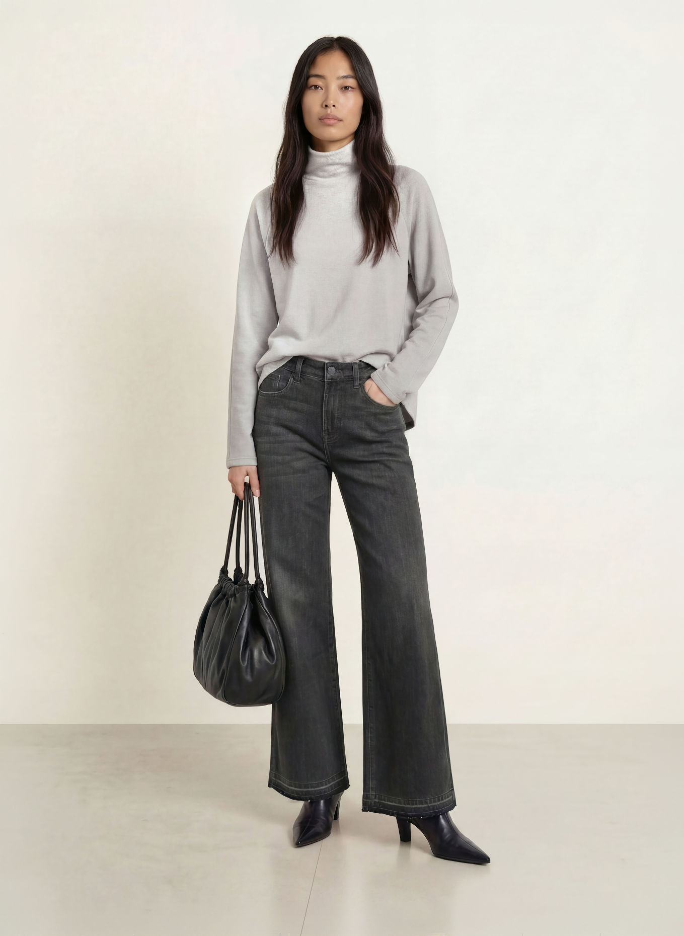 ELIAS RUMELIS Pull en polaire COLBIE: GRIS