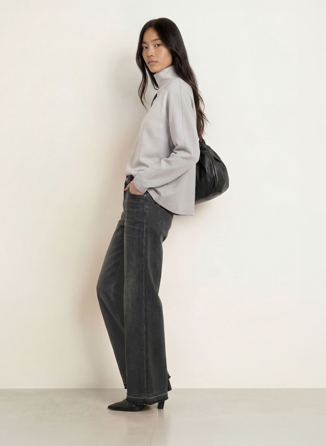 ELIAS RUMELIS Pull en polaire COLBIE: GRIS