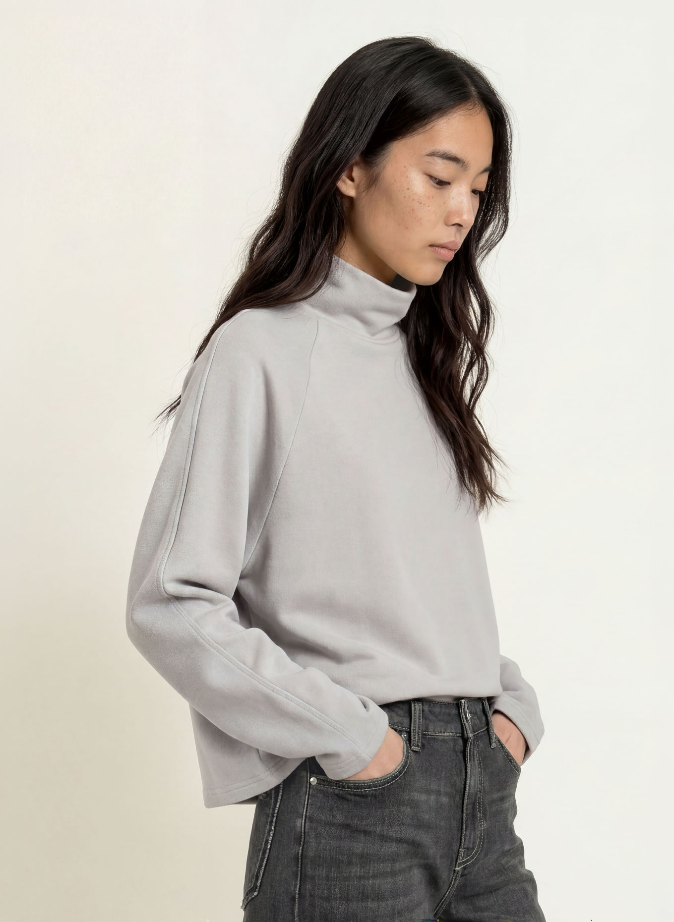 ELIAS RUMELIS Pull en polaire COLBIE: GRIS