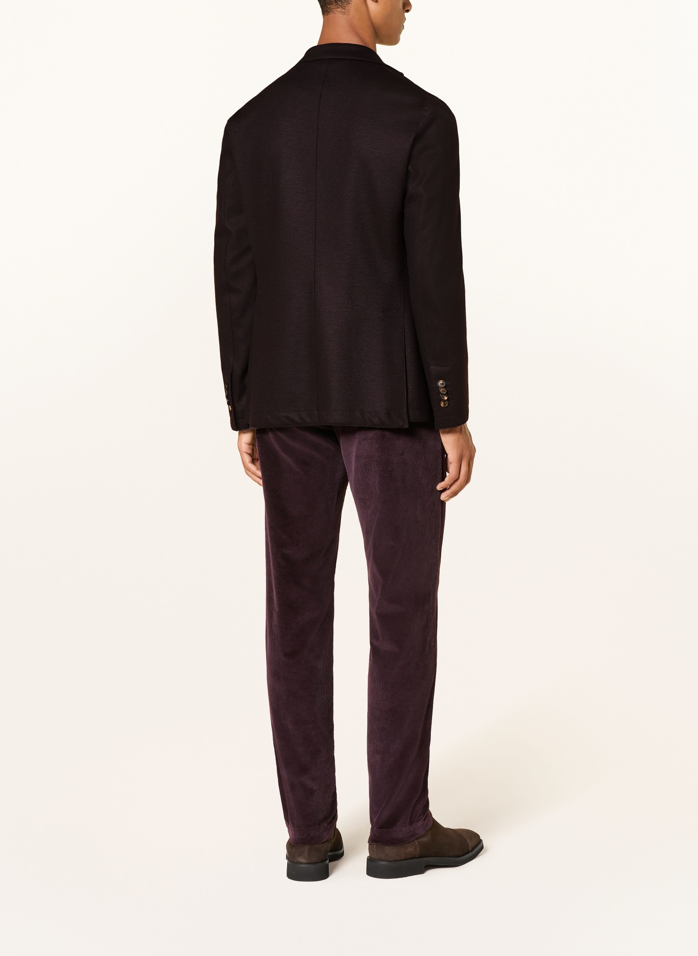 eleventy Extra Slim Fit Blazer: DARK RED