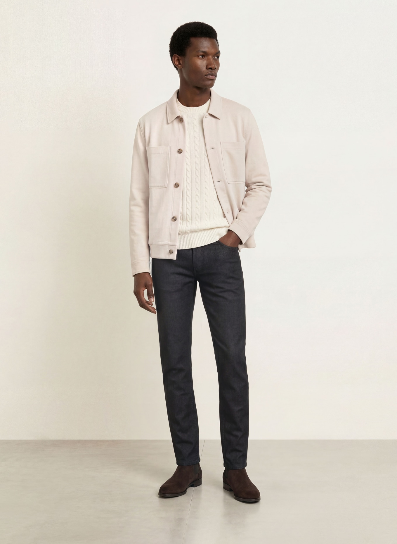 BRAX Broek CHUCK Modern Fit: 06 CEMENT