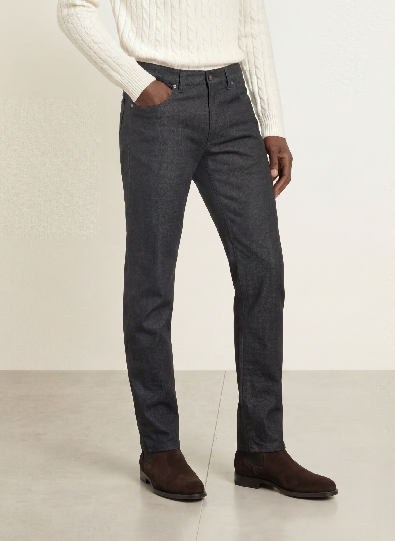 BRAX Broek CHUCK Modern Fit: 06 CEMENT