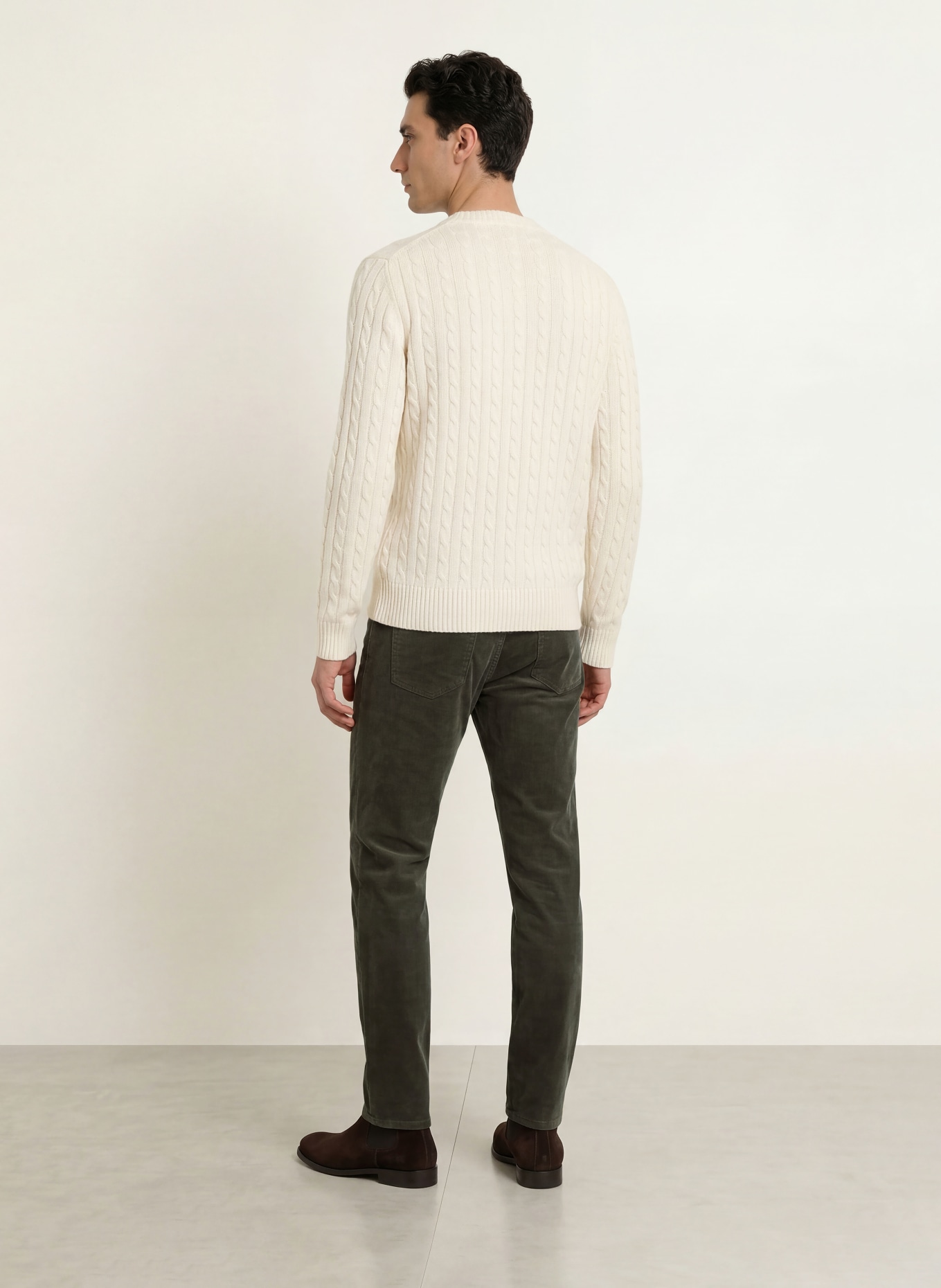 BRAX Cordbyxor CADIZ Straight Fit: 35 OLIVE