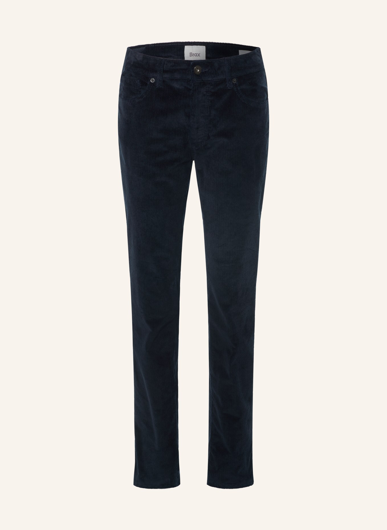 BRAX Pantalon en velours côtelé CADIZ, coupe droite: 22 NIGHT BLUE