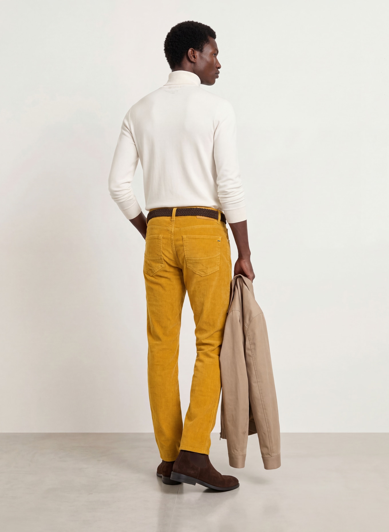 BRAX CADIZ Straight-Fit Corduroy Pants: 64 64