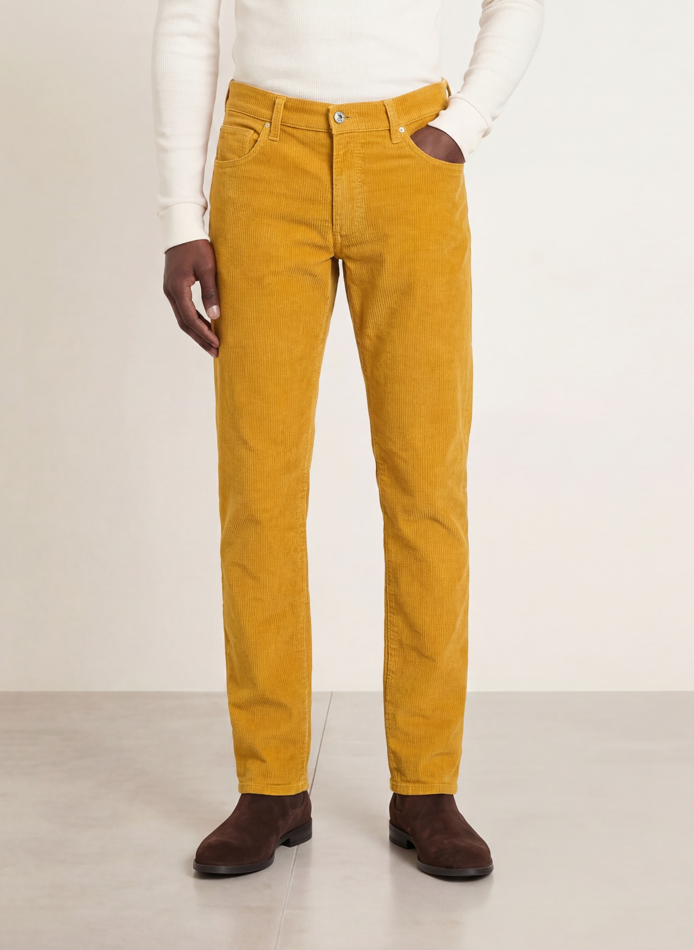 BRAX CADIZ Straight-Fit Corduroy Pants: 64 64