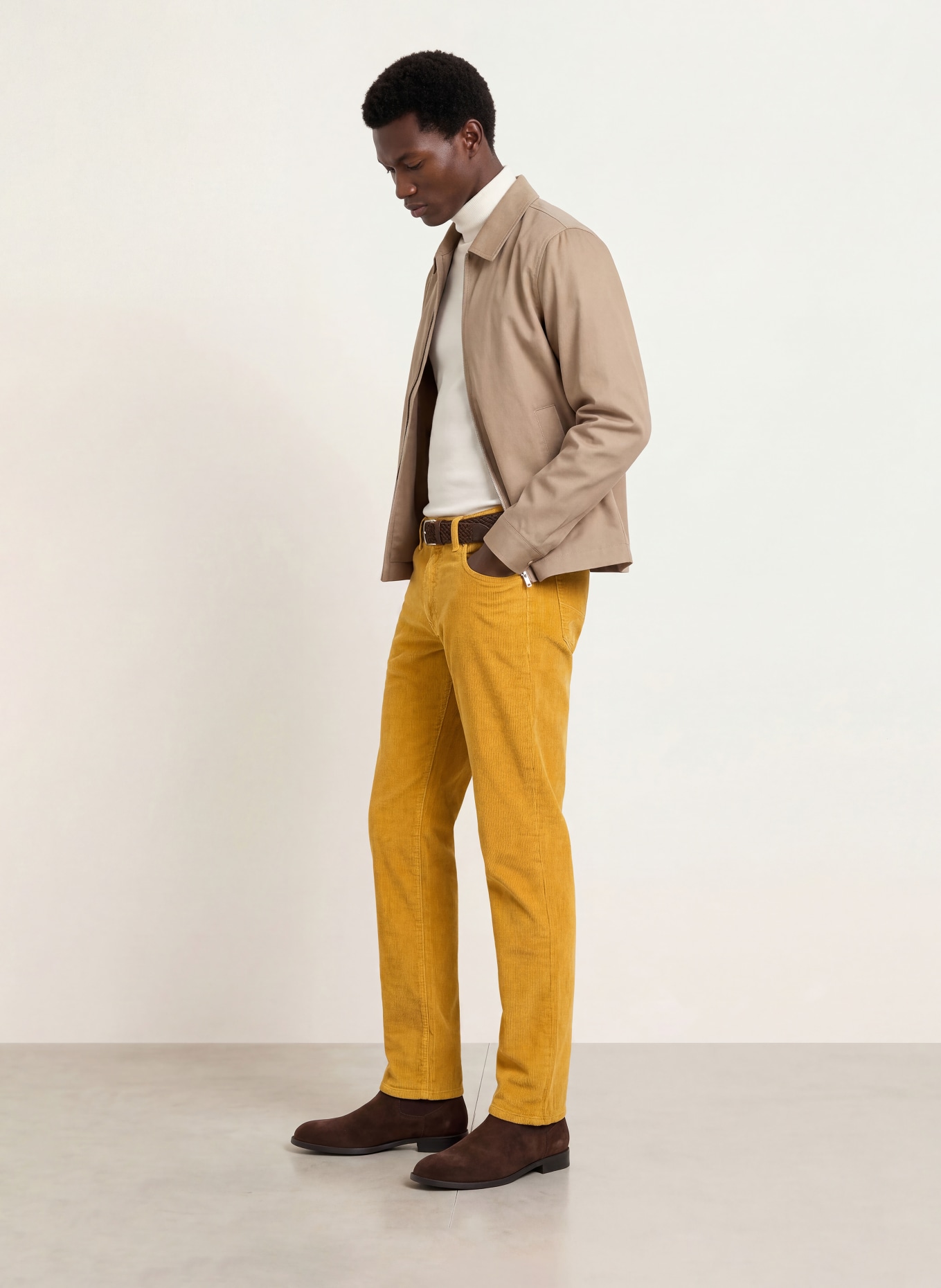 BRAX CADIZ Straight-Fit Corduroy Pants: 64 64