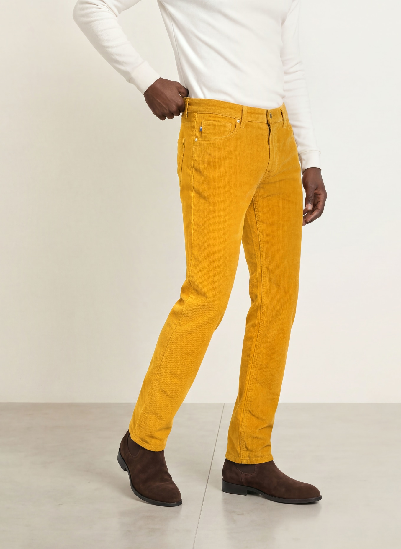 BRAX CADIZ Straight-Fit Corduroy Pants: 64 64