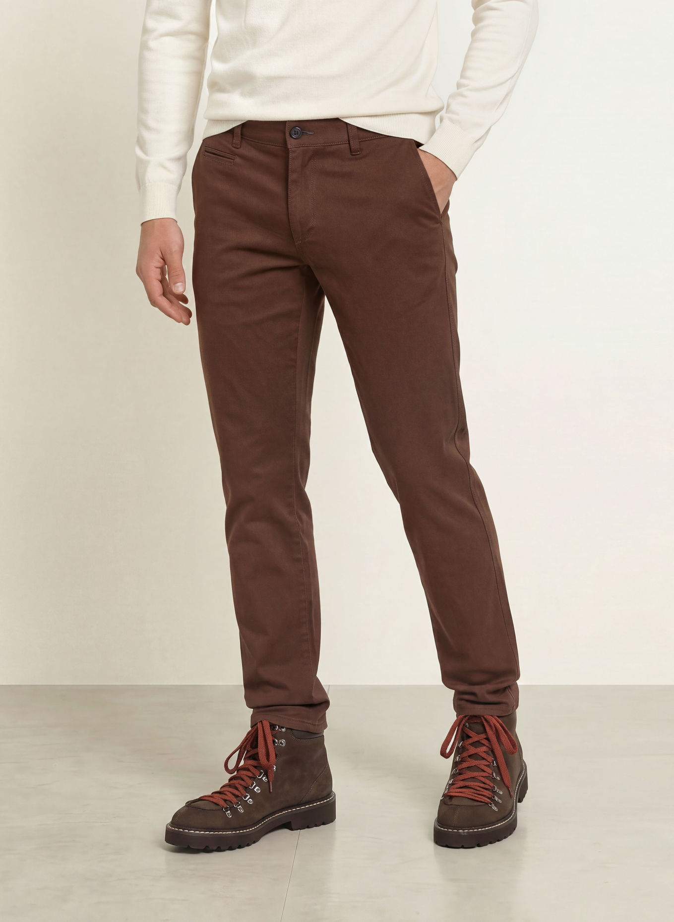BRAX Chino FABIO, coupe moderne: 52 chocolate