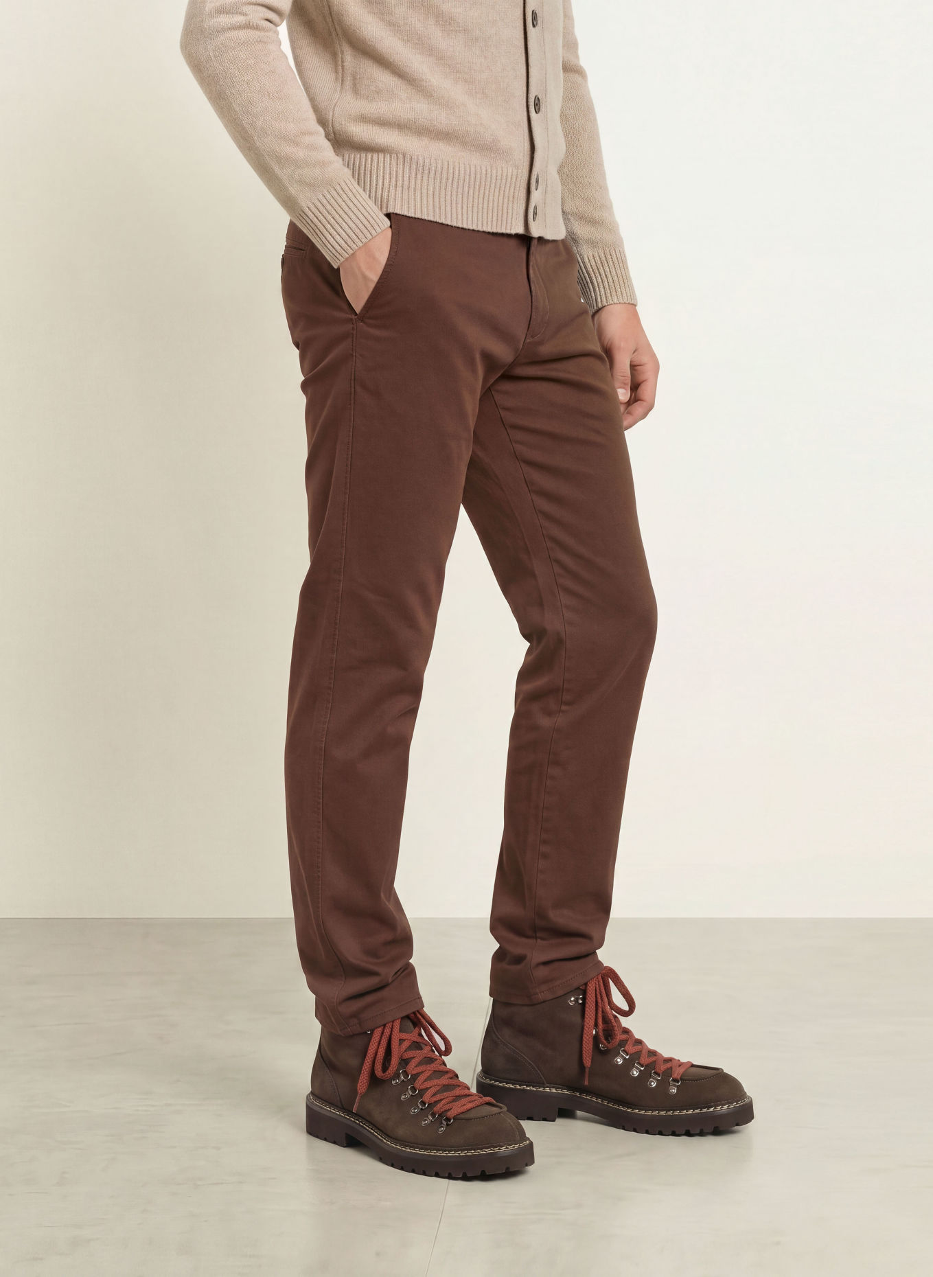 BRAX Chino FABIO, coupe moderne: 52 chocolate