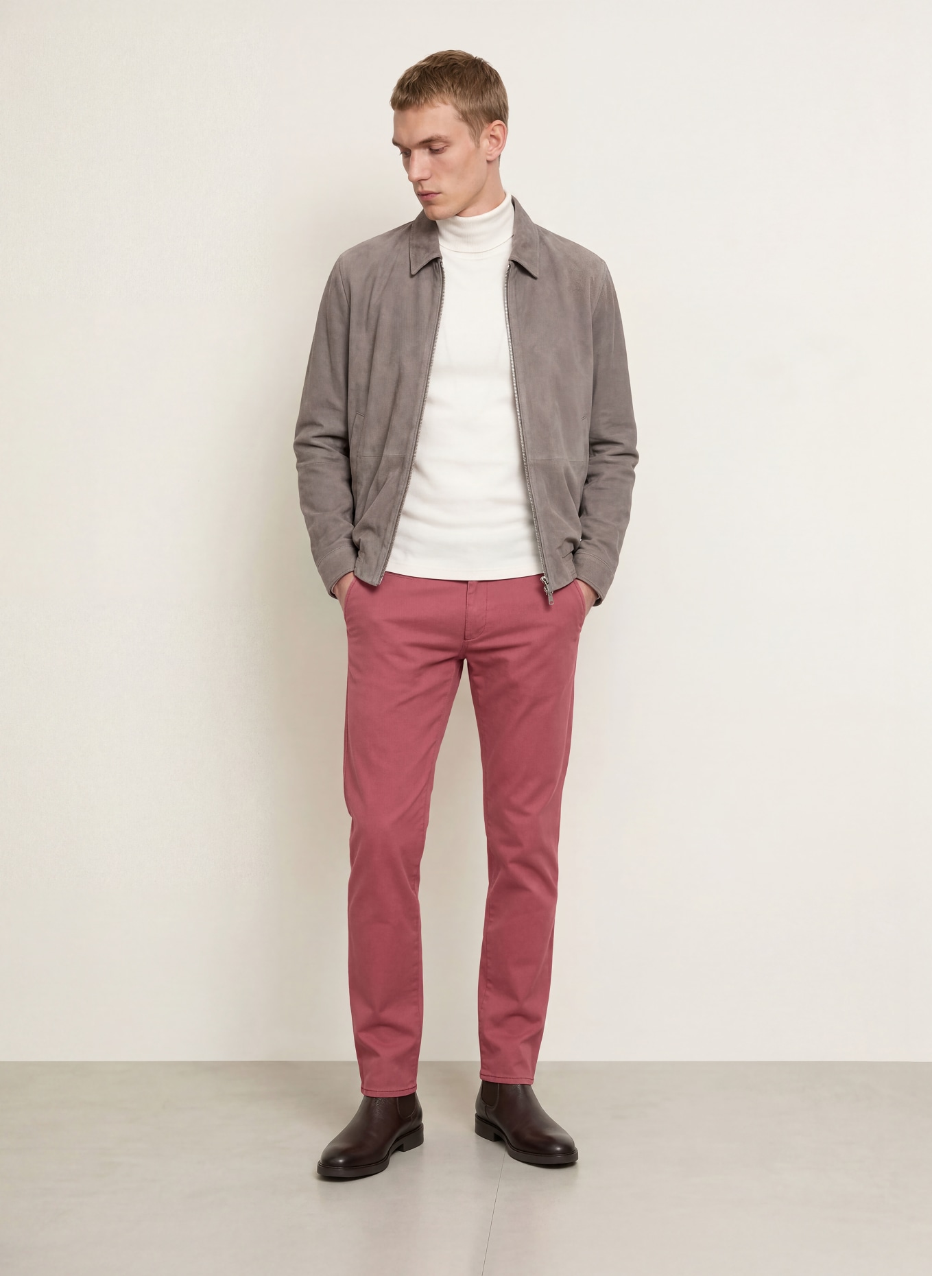 BRAX Chino FABIO, coupe moderne: 88 ICED LAVENDER