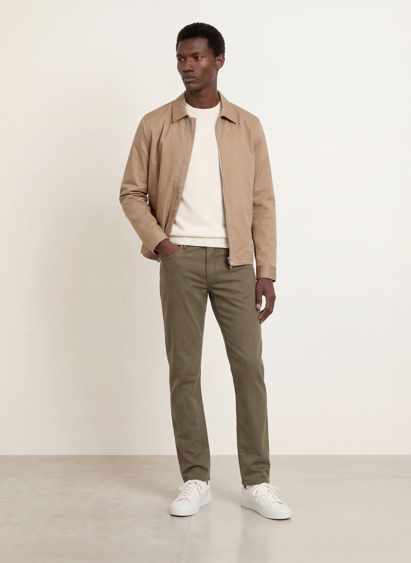 BRAX Hose CADIZ Straight Fit: 32 BURNT OLIVE