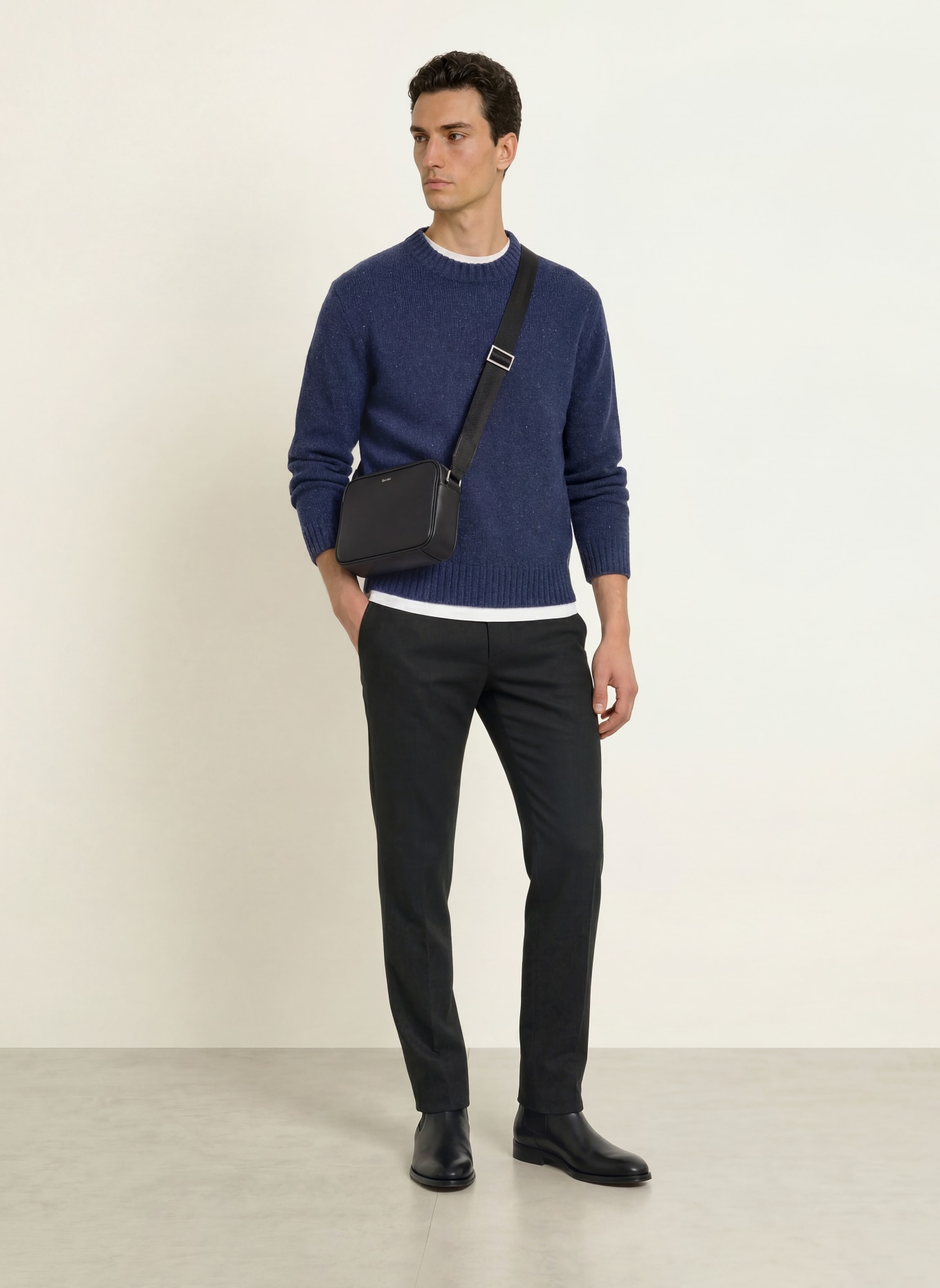 BRAX Bukser FABIO IDX Modern Fit: 04 CEMENT