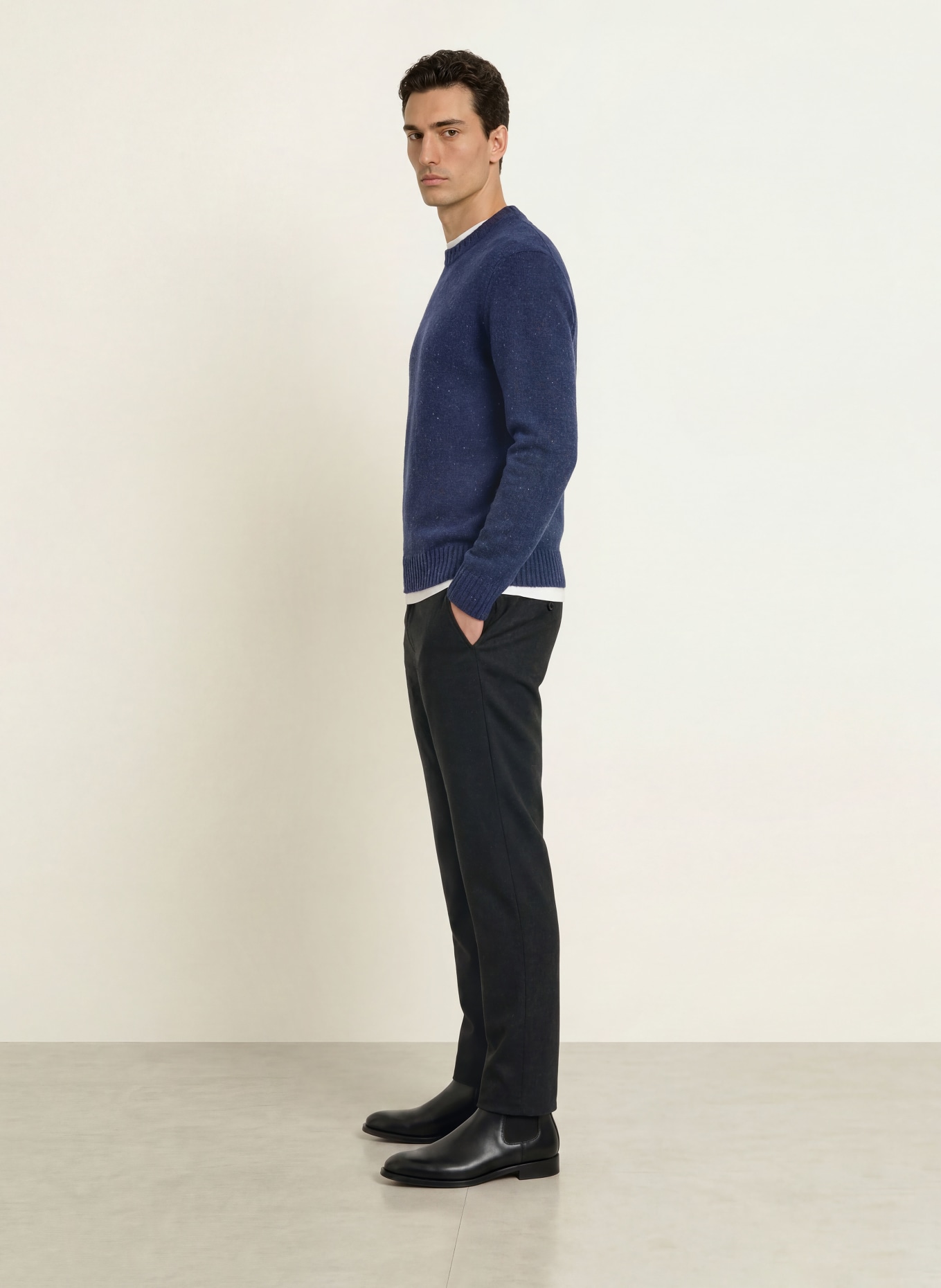 BRAX Bukser FABIO IDX Modern Fit: 04 CEMENT
