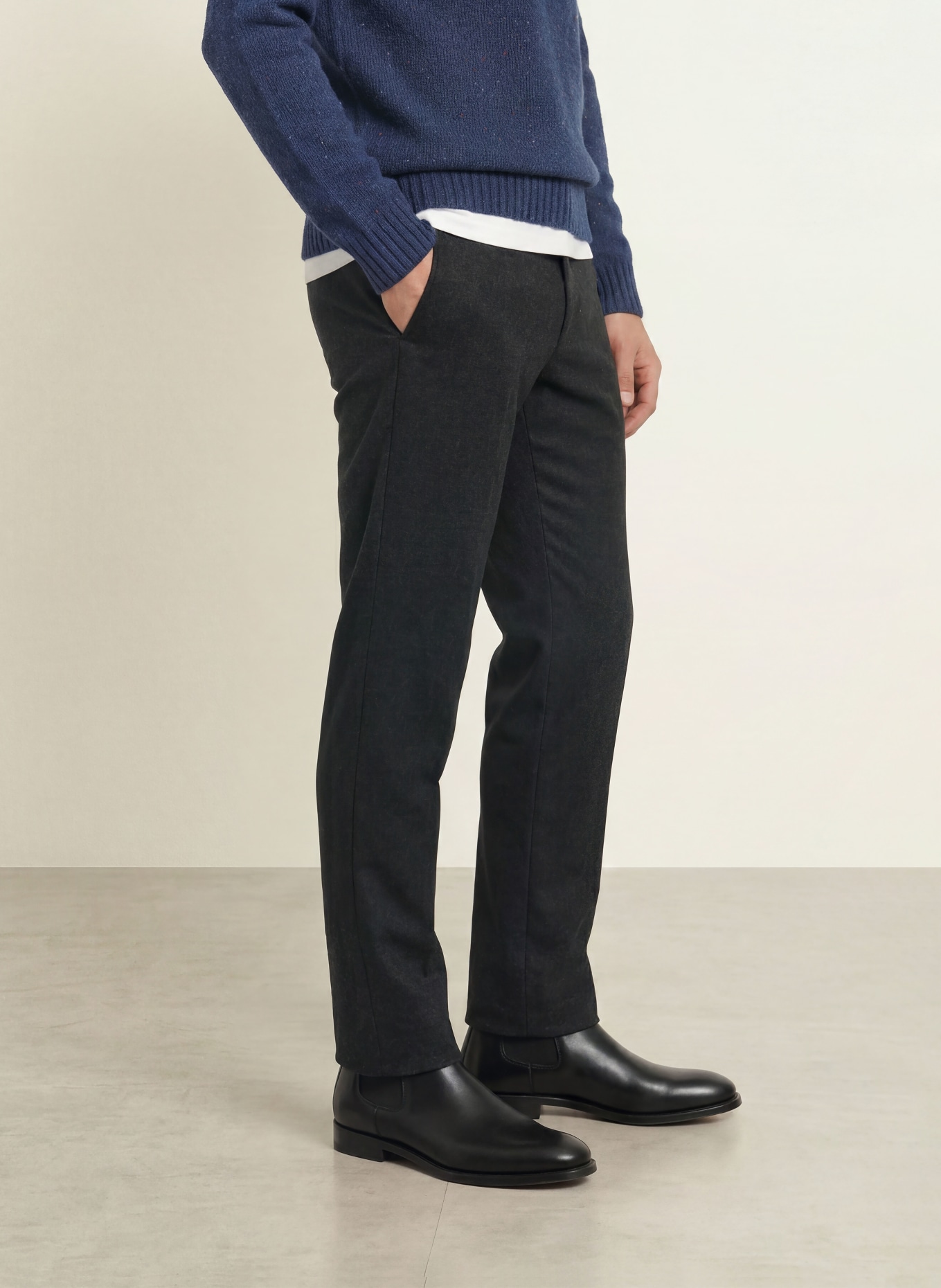 BRAX Bukser FABIO IDX Modern Fit: 04 CEMENT