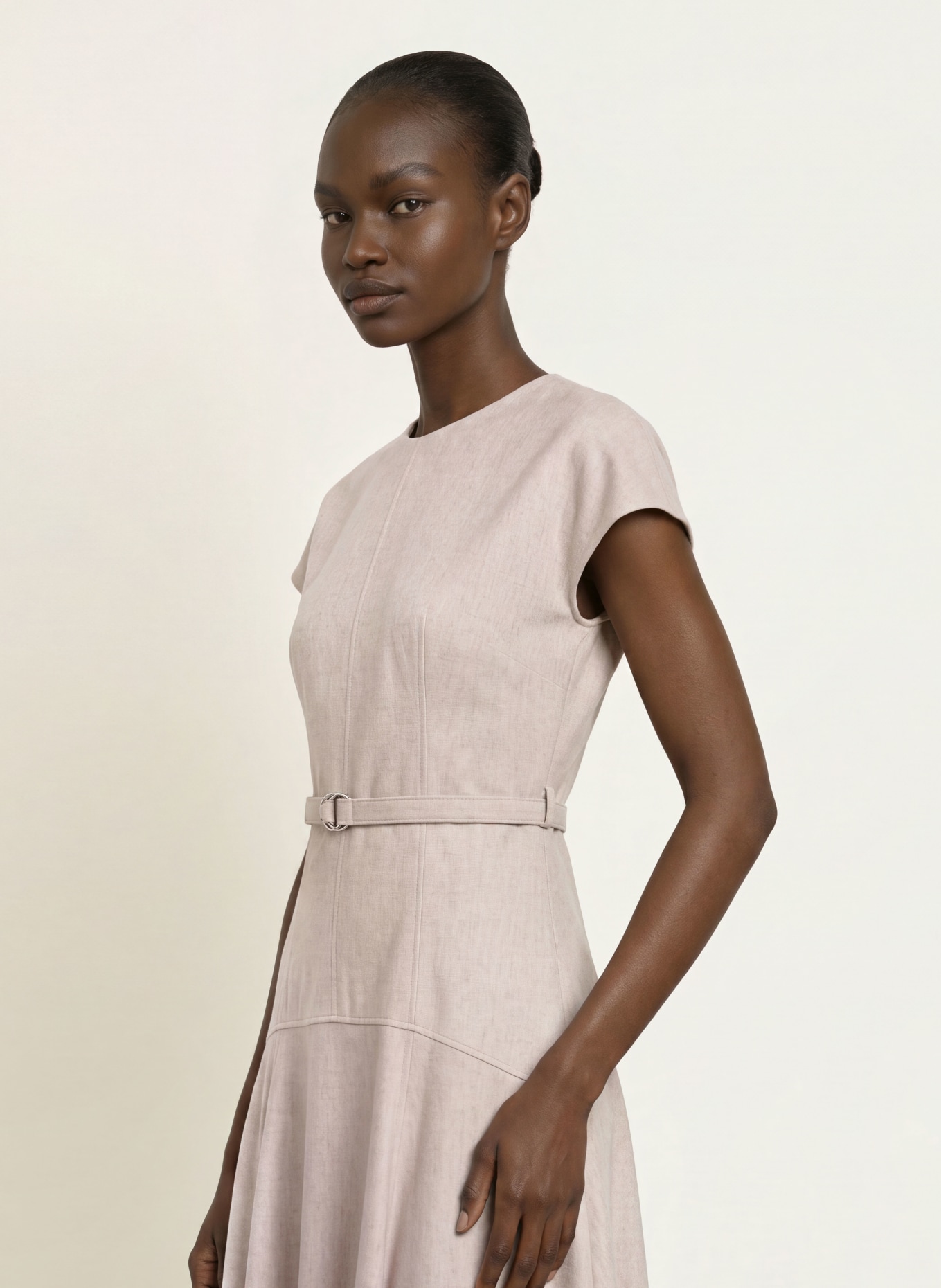 BOSS Kleid DOPALA: BEIGE