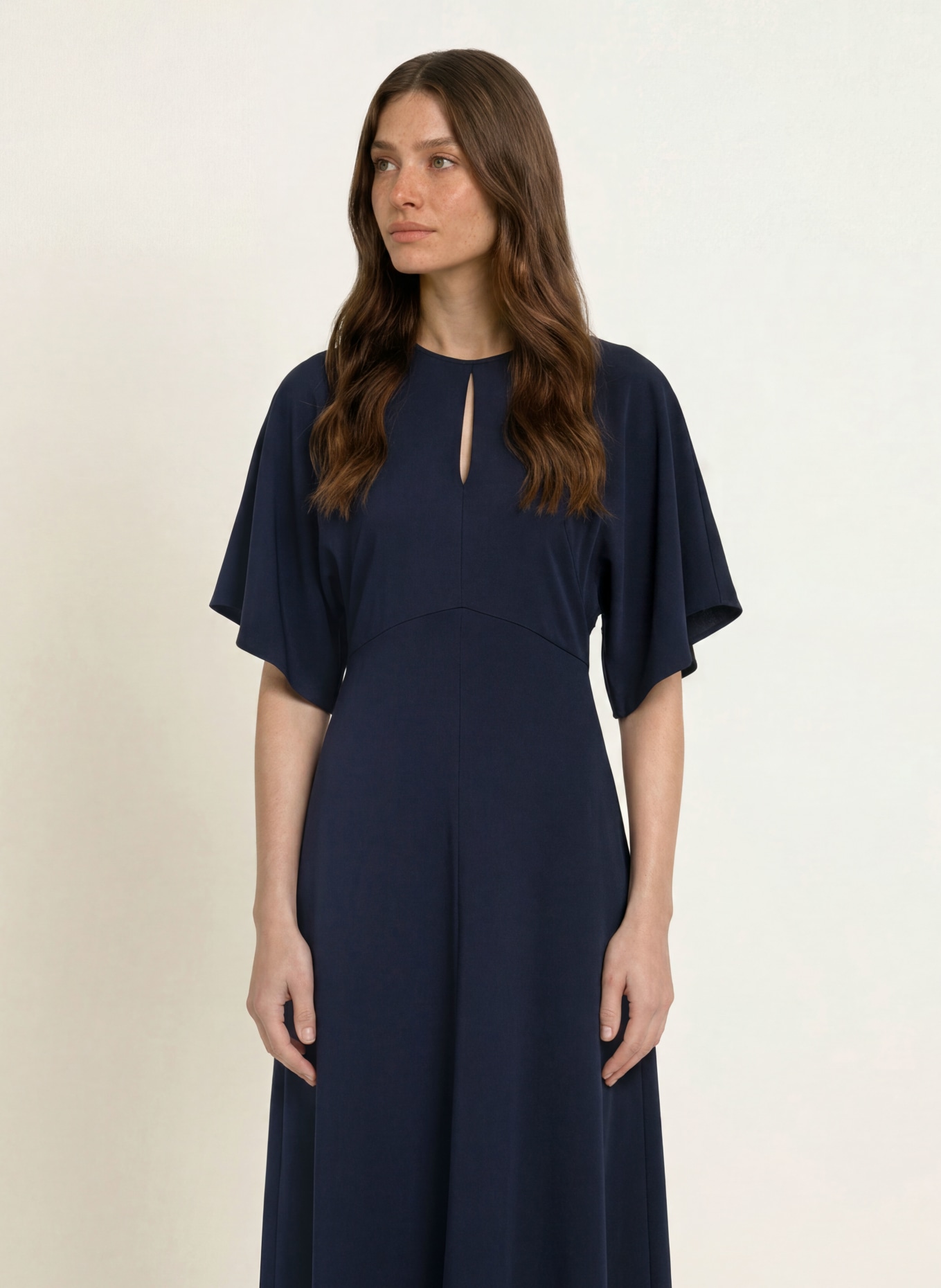 BOSS Kleid DONAZA: DUNKELBLAU