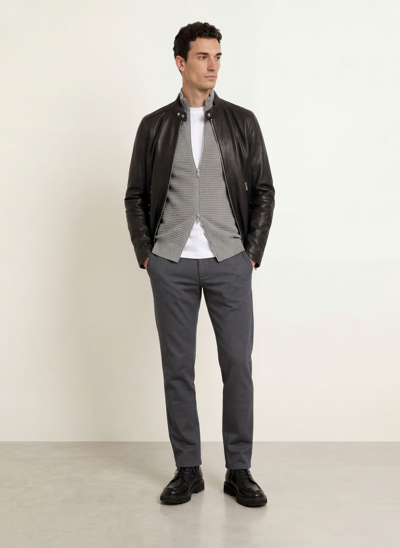 BRAX FABIO WDX Modern Fit Chinos: 05 GRAPHIT