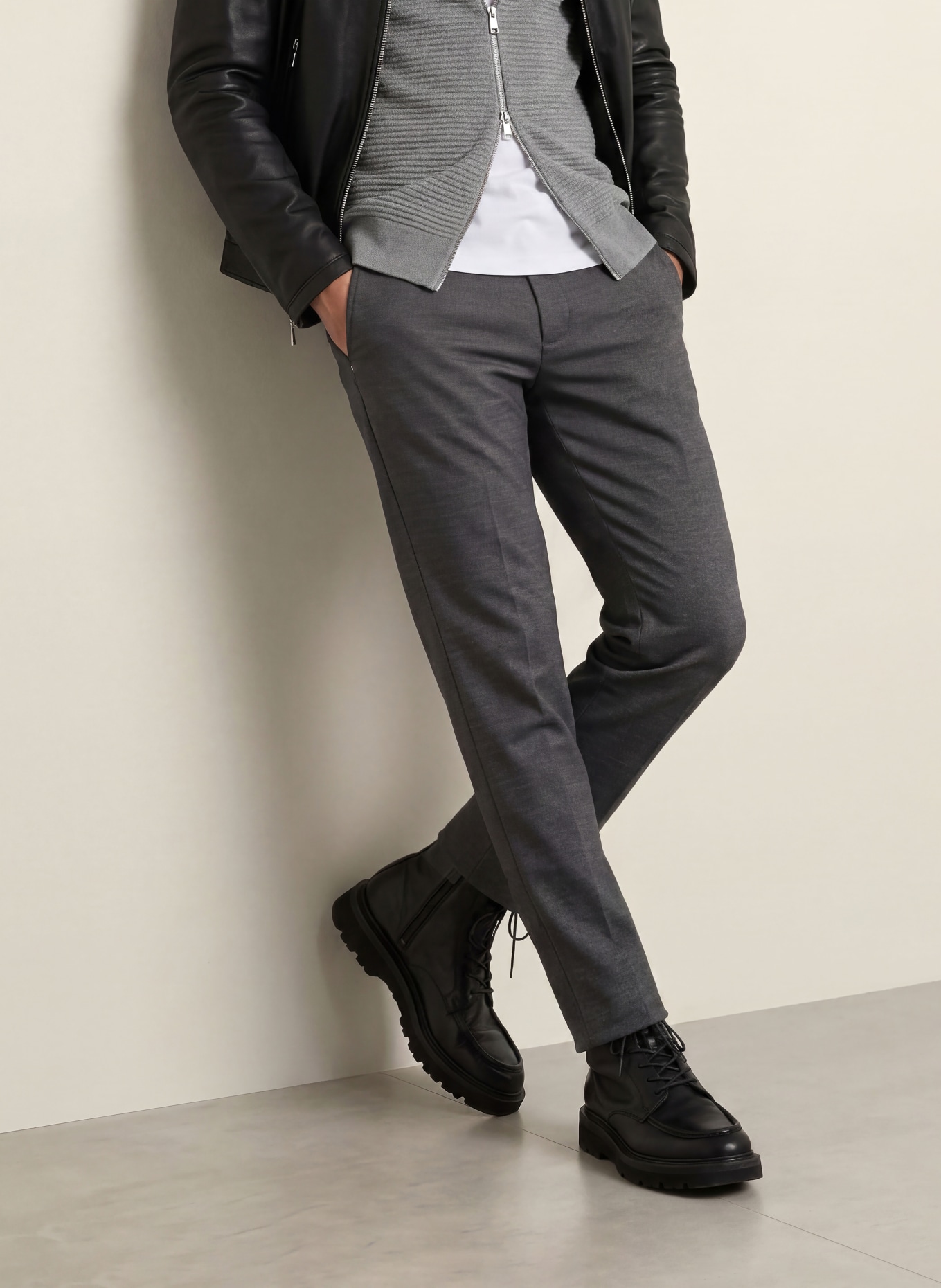 BRAX FABIO WDX Modern Fit Chinos: 05 GRAPHIT