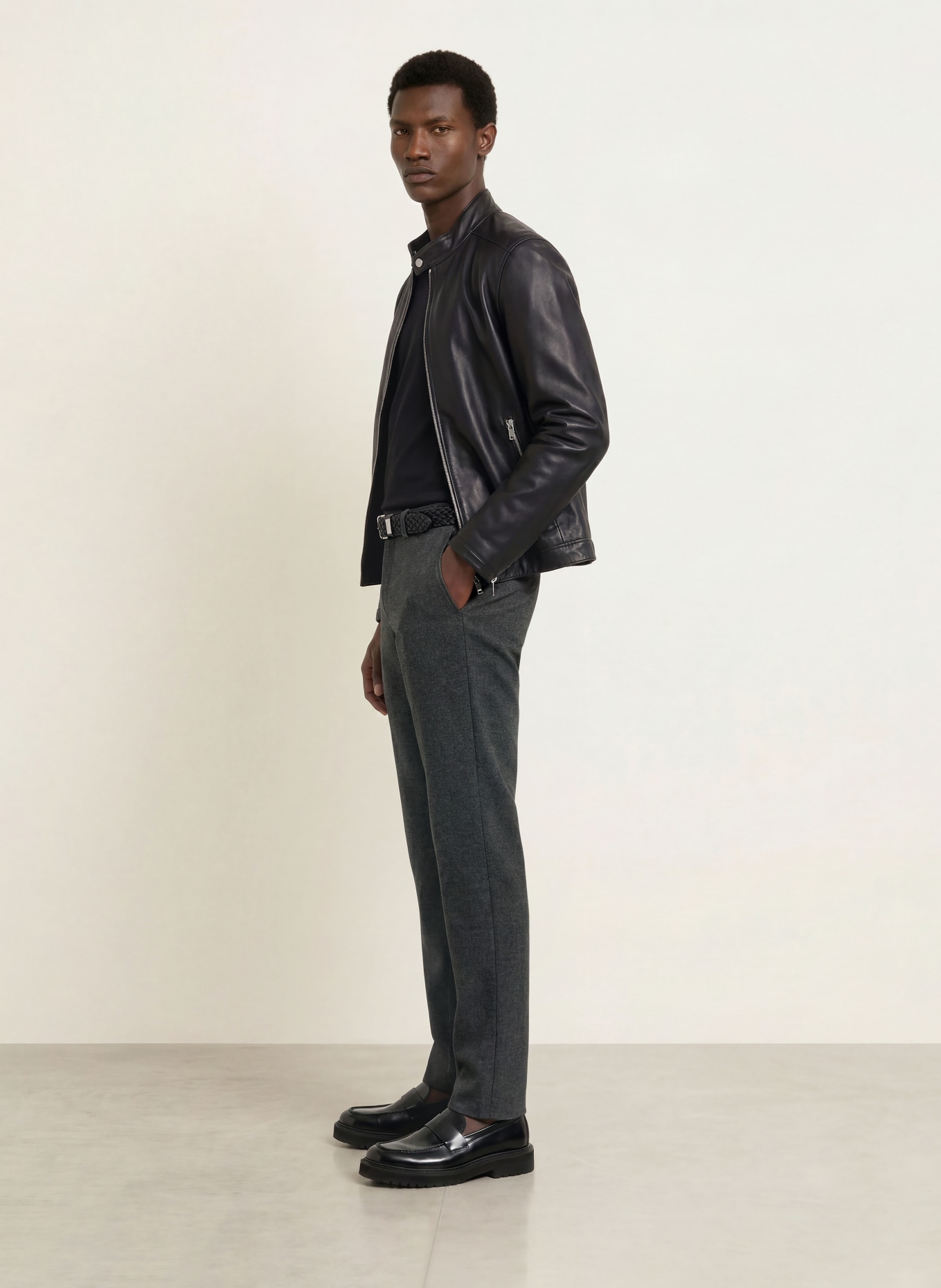 BRAX Broek FABIO IDX Modern Fit: 05 GRAPHIT