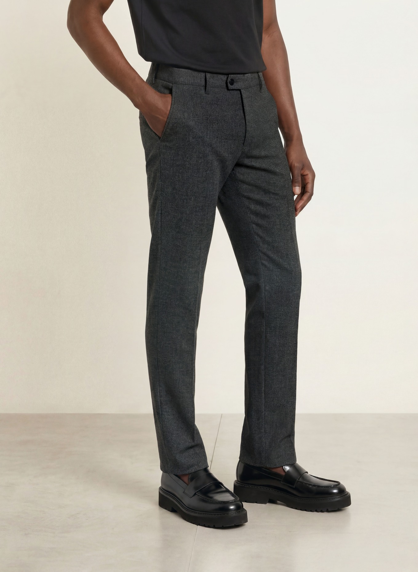 BRAX Broek FABIO IDX Modern Fit: 05 GRAPHIT