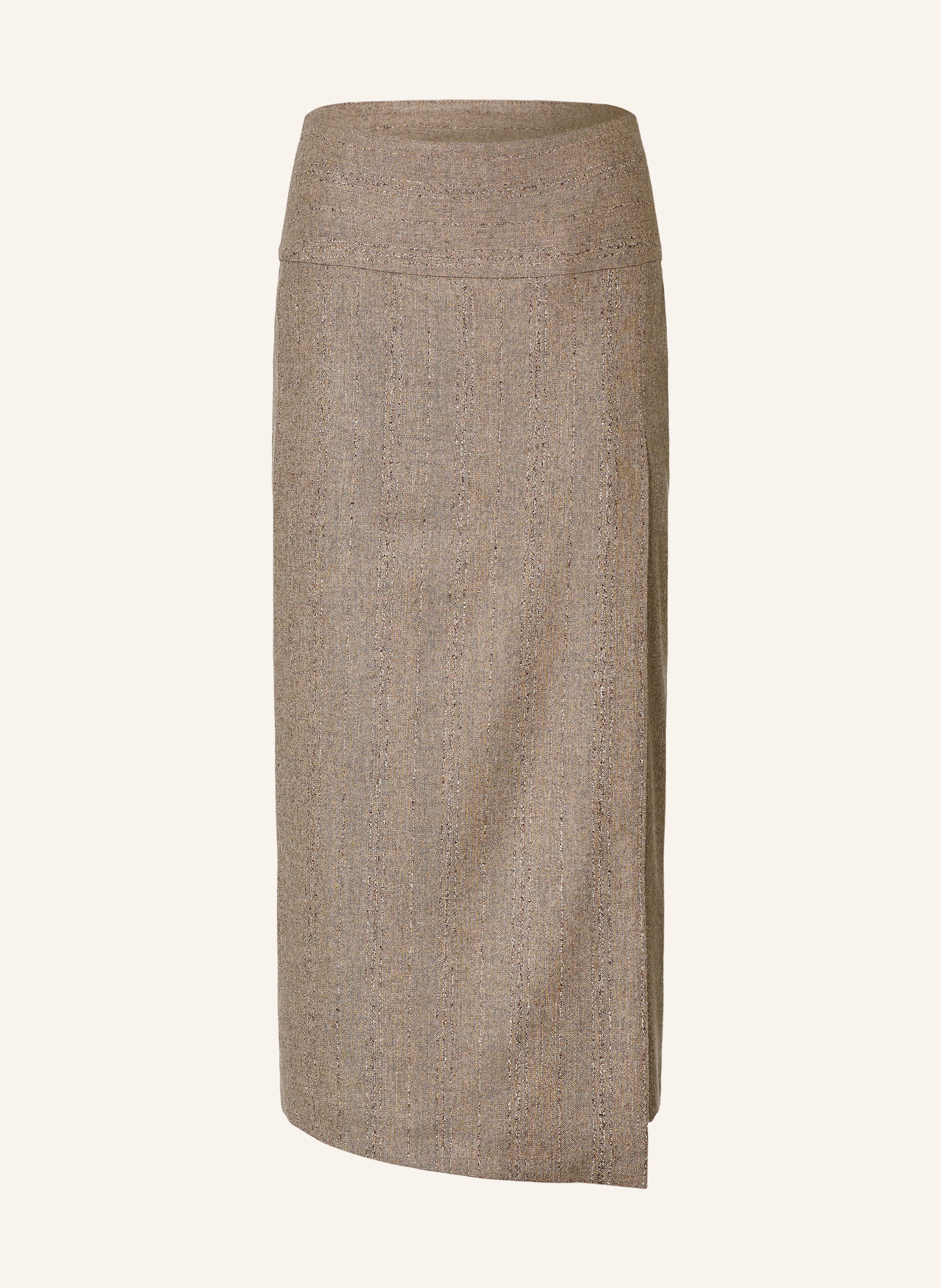 BOSS VORNARA Skirt: LIGHT BROWN / DARK BROWN