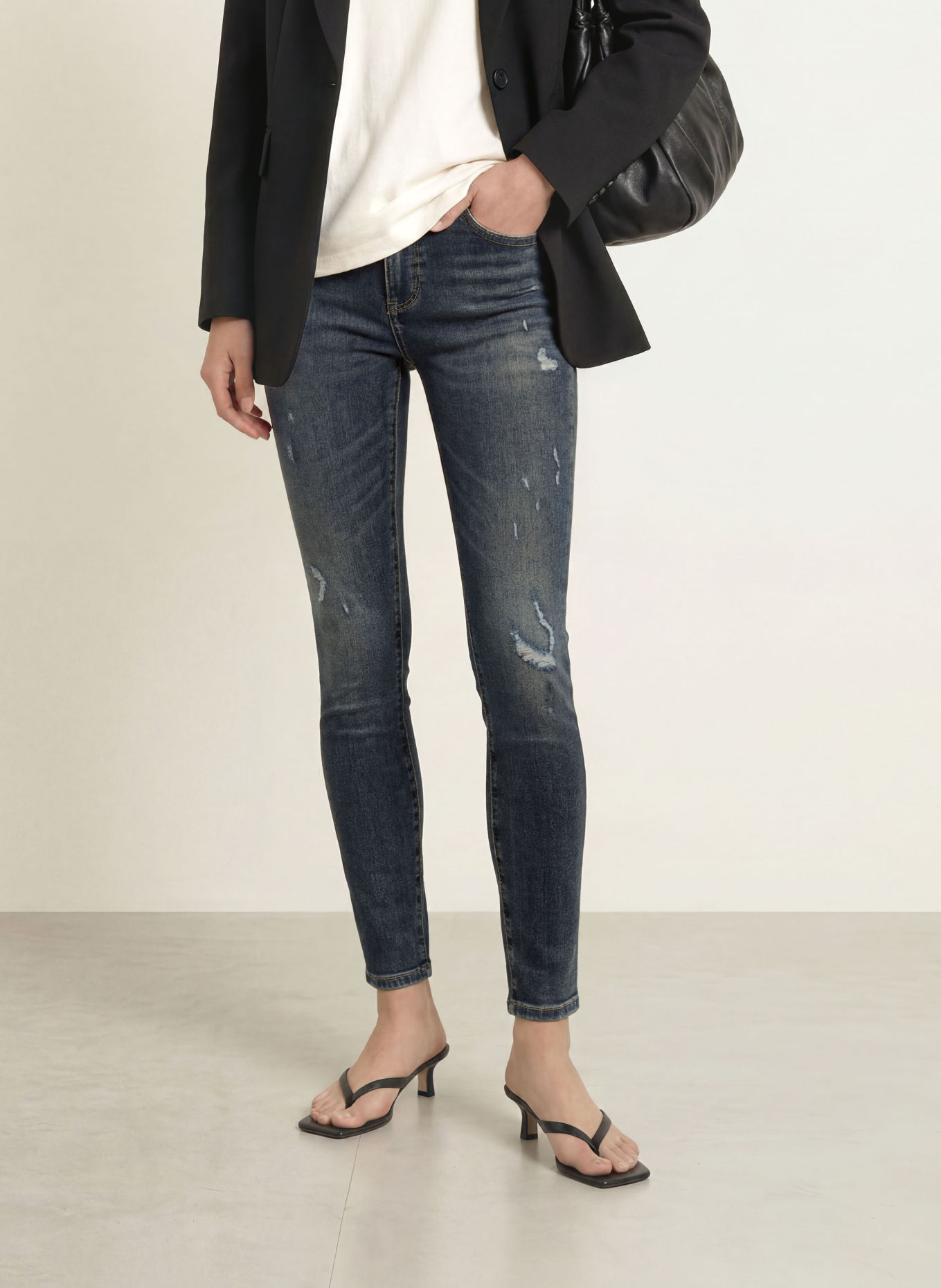 ELIAS RUMELIS Jean skinny MANOU: 1649 haiti blue
