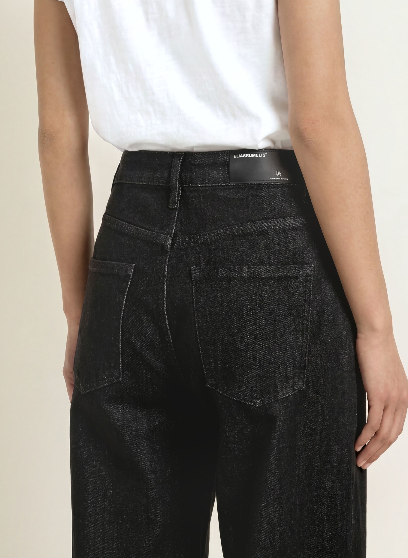 ELIAS RUMELIS Barrel Jeans ISABELLA: 984 raw black