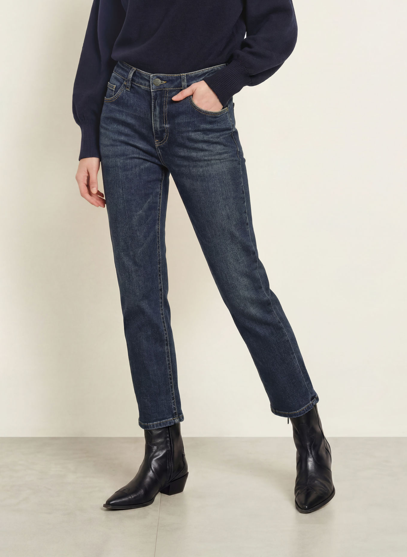 ELIAS RUMELIS Straight Jeans JACKY: 1630 domingo blue