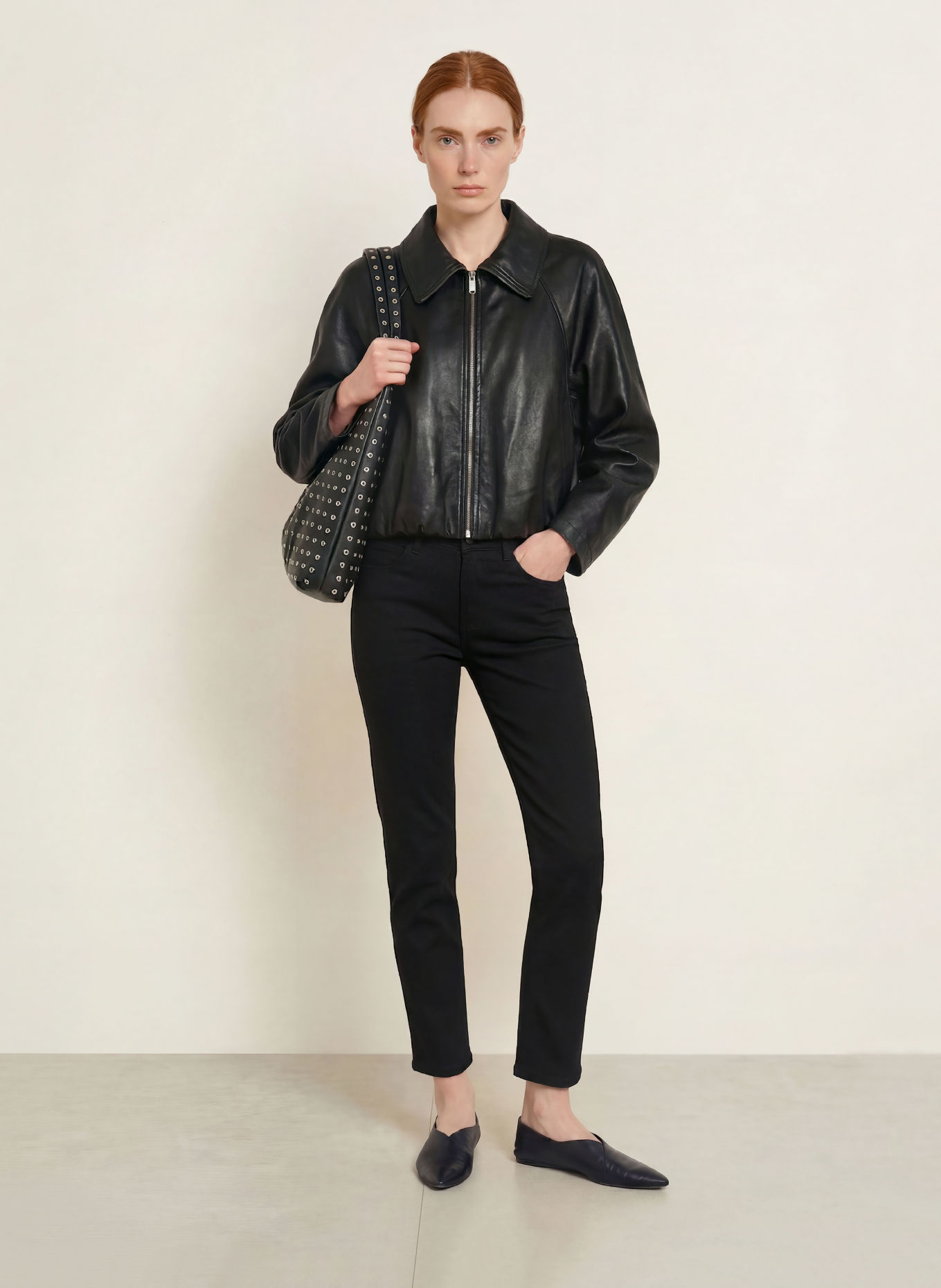 ELIAS RUMELIS LEONA Cropped jeans: 1500 rich black