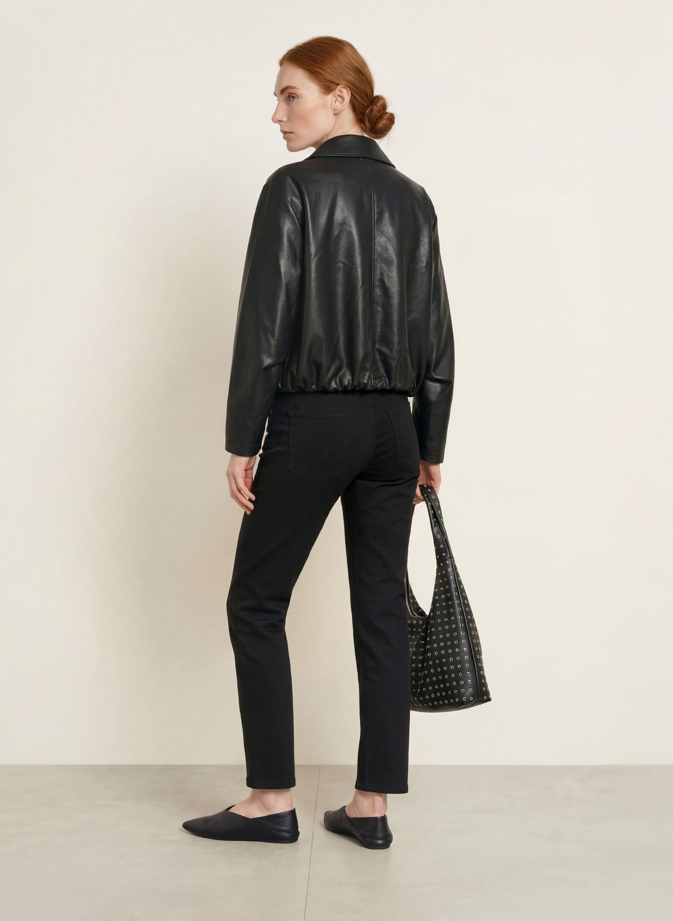 ELIAS RUMELIS LEONA Cropped jeans: 1500 rich black