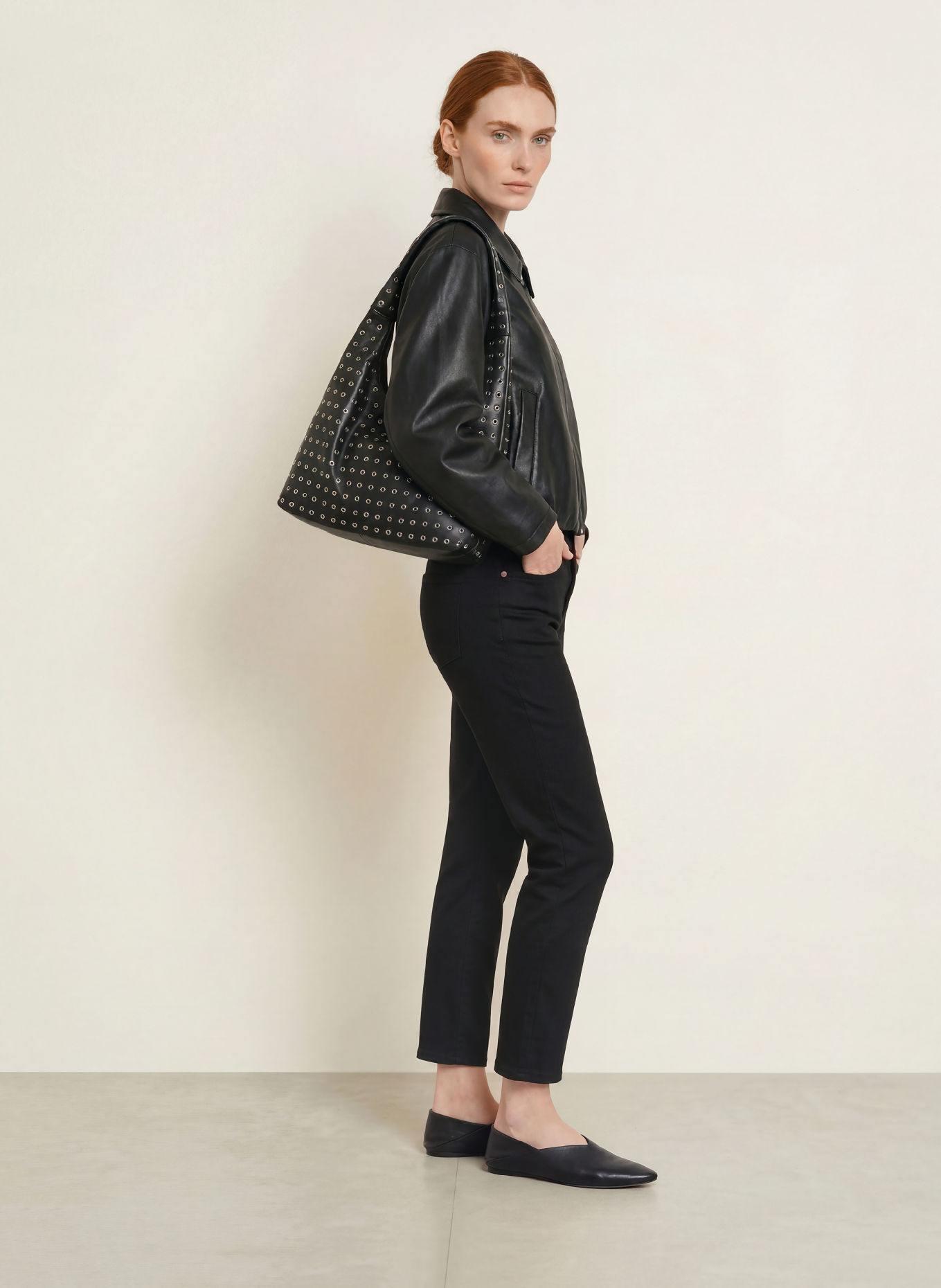 ELIAS RUMELIS LEONA Cropped jeans: 1500 rich black