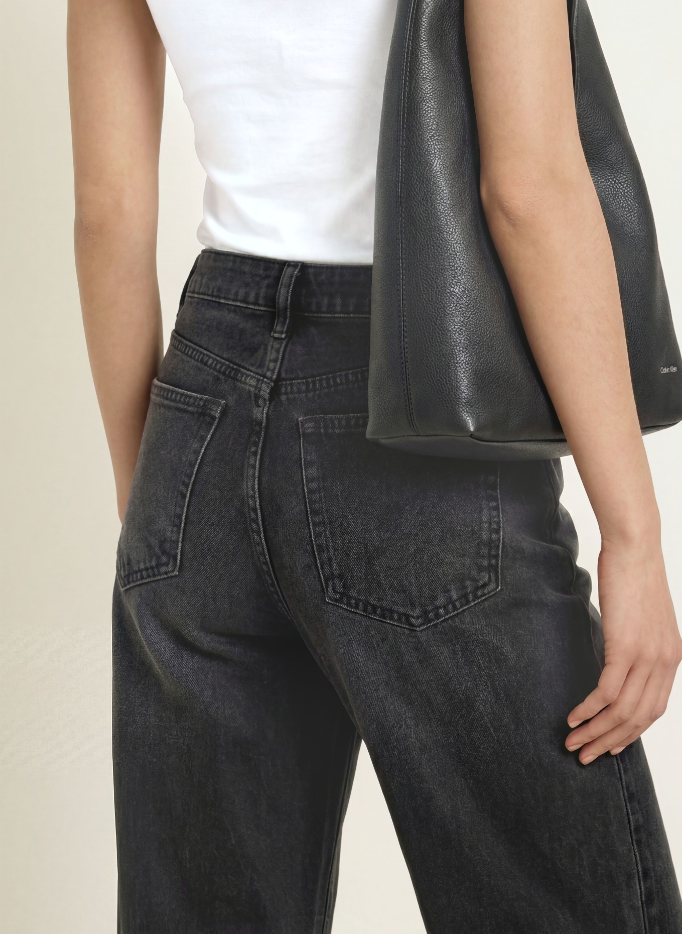 ELIAS RUMELIS Wide leg jeans KANA: 1542 mouse grey