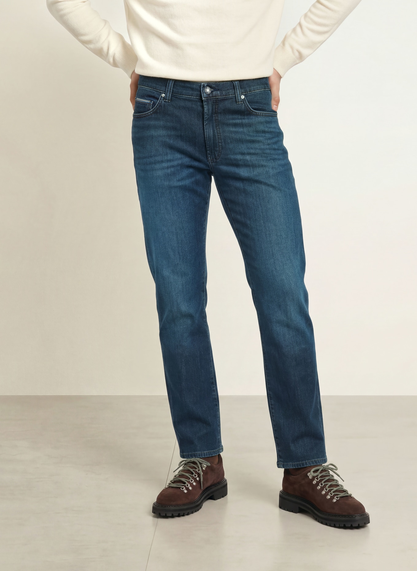 BRAX Jeans CLINT Relaxed Straight Fit: 14 BLUE TREASURE USED